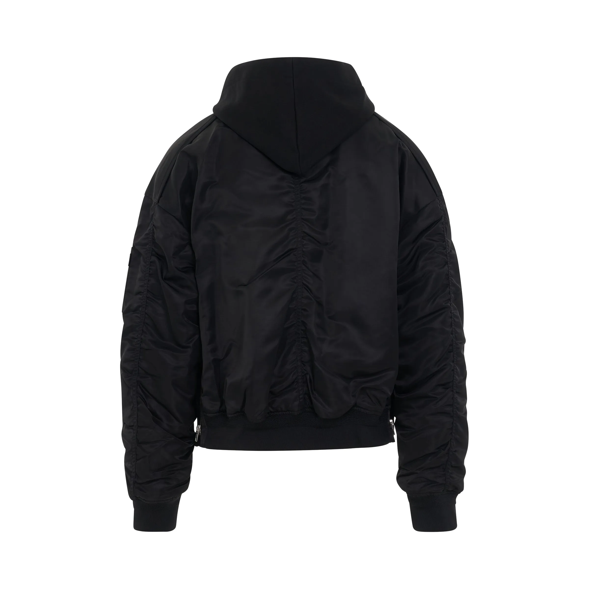 Hood Detachable MA-1 Jumper in Black sold by MARAIS product image thumbnail 4
