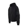 Hood Detachable MA-1 Jumper in Black sold by MARAIS