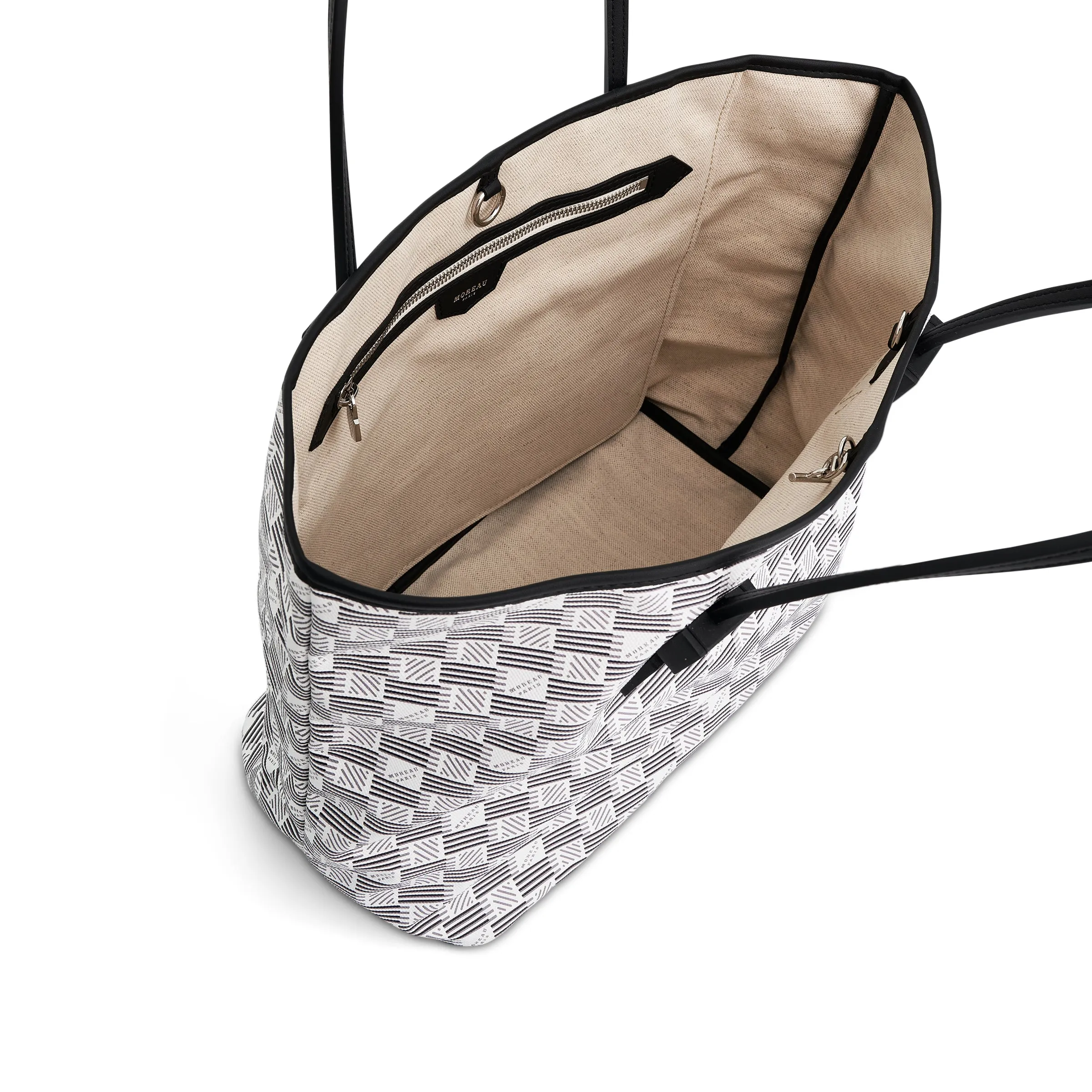 Saint Tropez Tote Bag MM in White sold by MARAIS product image thumbnail 4