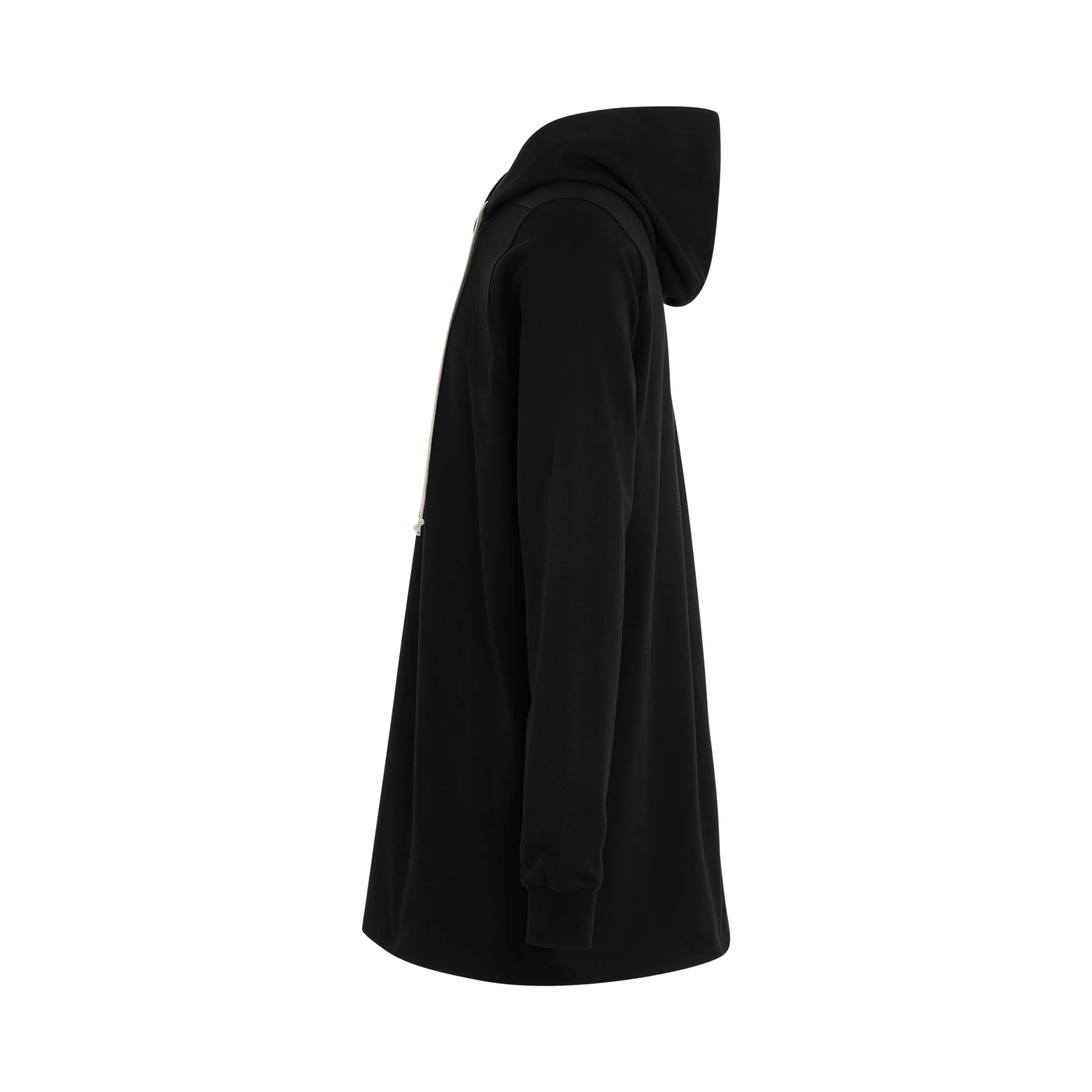 Drawstring Long Hoodie in Black sold by MARAIS product image thumbnail 3