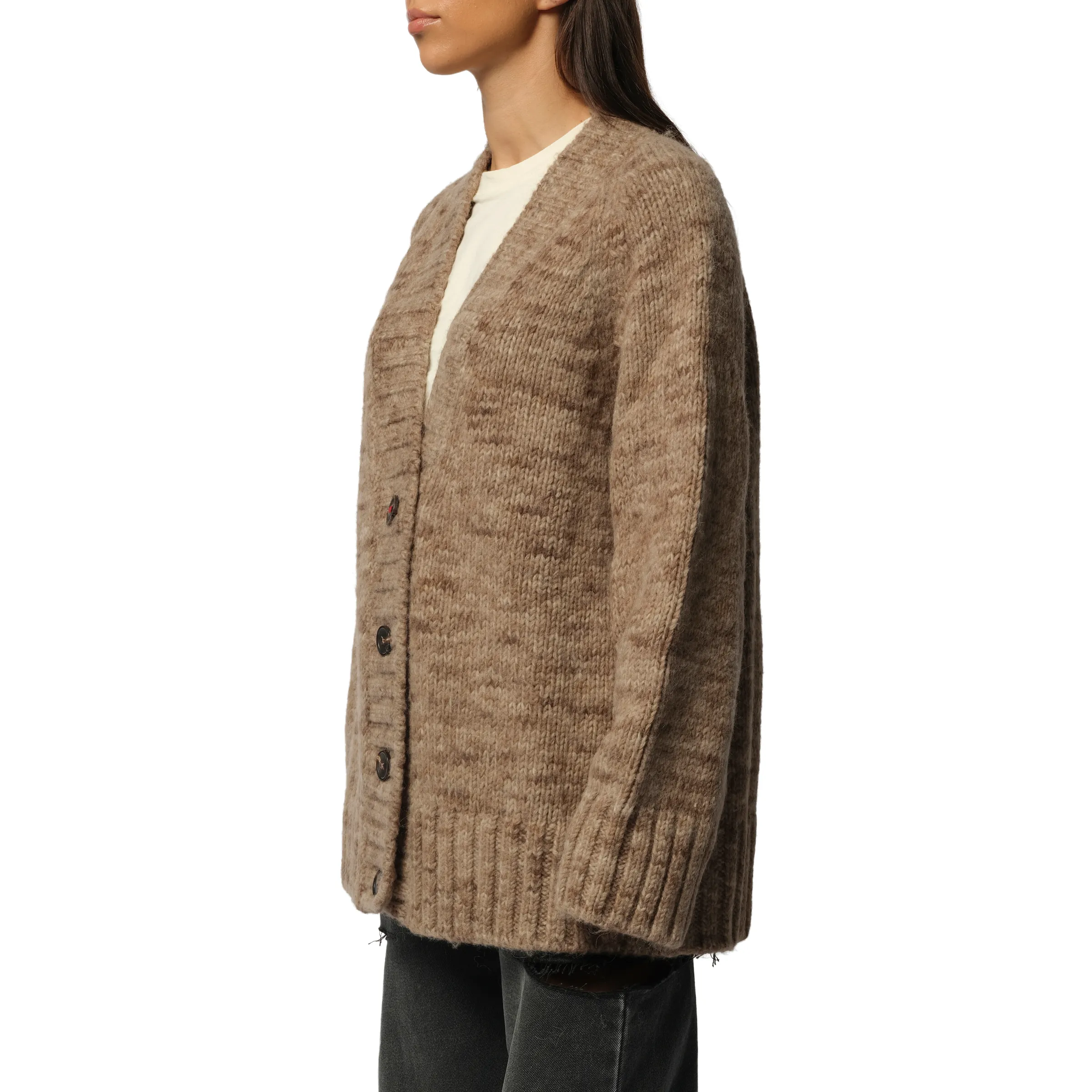 Botanical Knit Cardigan in Anthracite sold by MARAIS product image thumbnail 5