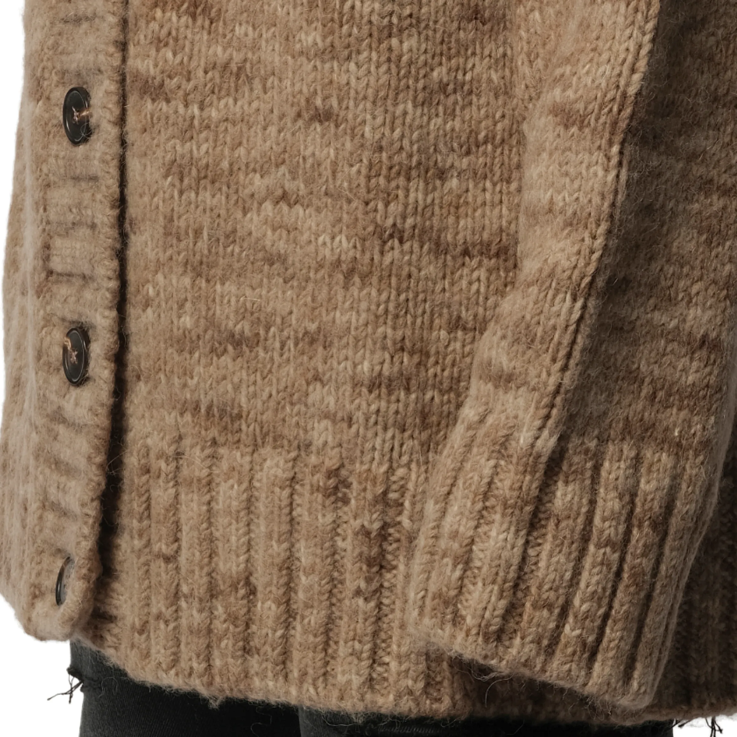 Botanical Knit Cardigan in Anthracite sold by MARAIS product image thumbnail 3