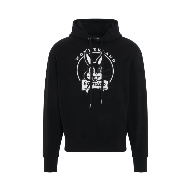 Bunny Hoodie in Black sold by MARAIS