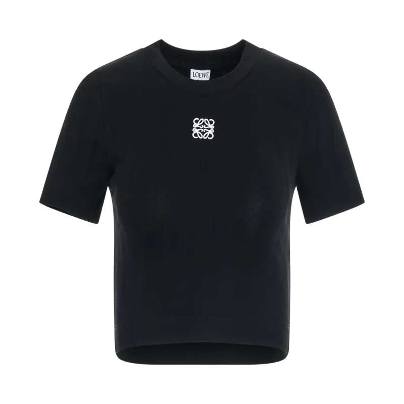 Cropped Anagram Top in Black sold by MARAIS