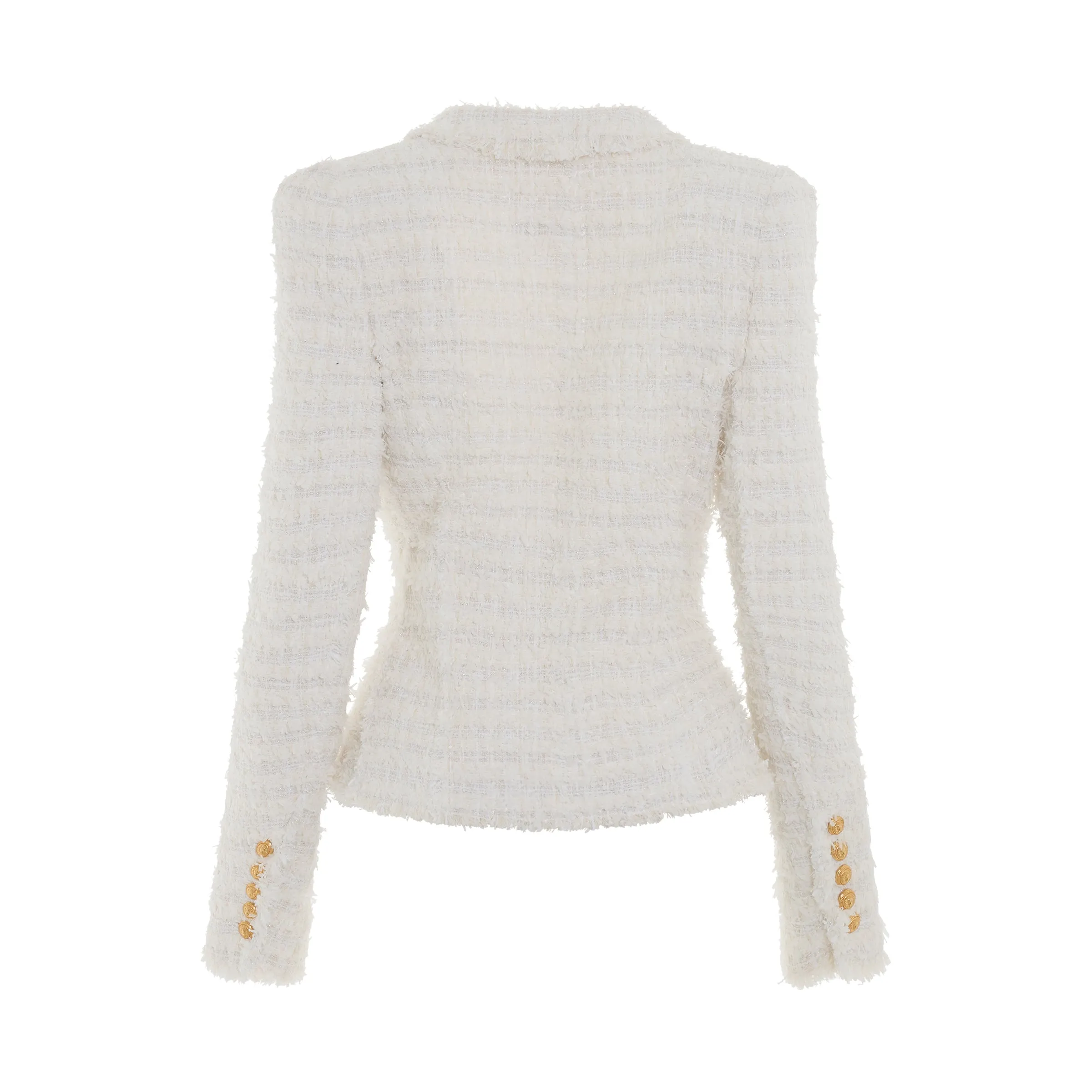 8 Button Tweed Jacket in White sold by MARAIS product image thumbnail 4