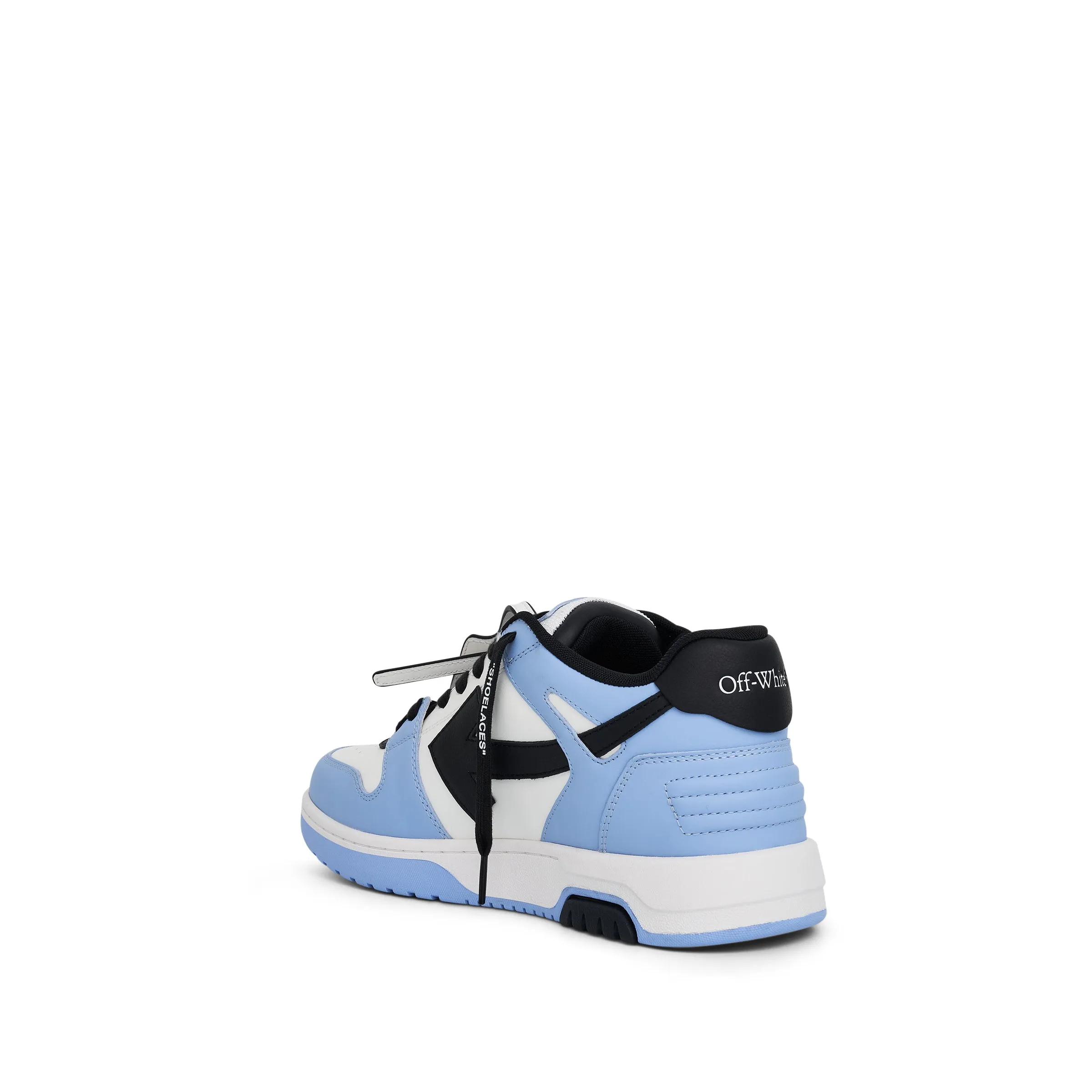 Out of Office Calf Leather Sneaker in Light Blue sold by MARAIS product image thumbnail 3