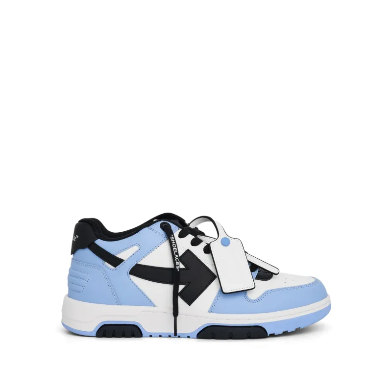 Out of Office Calf Leather Sneaker in Light Blue sold by MARAIS