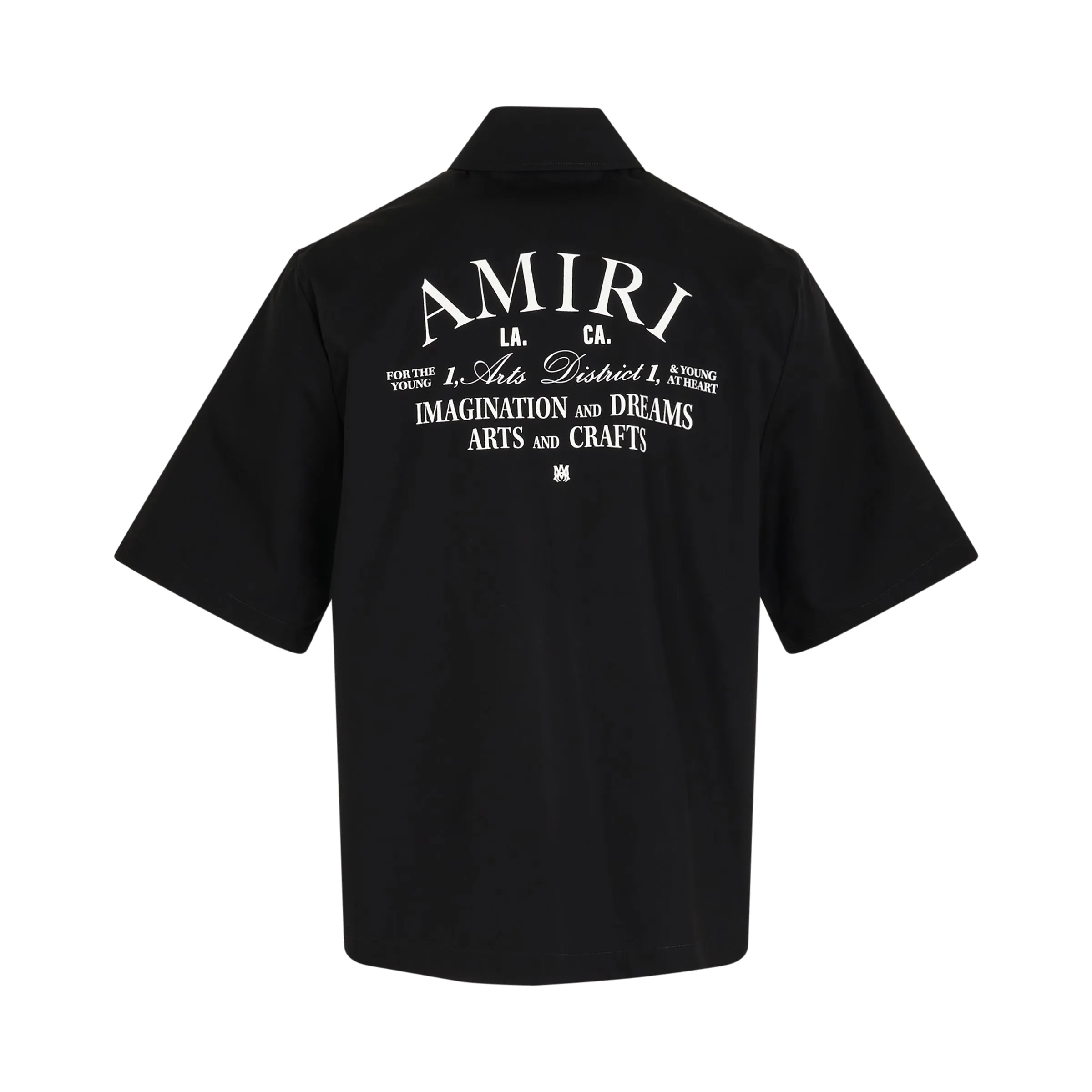 Amiri Art District Poplin Shirt in Black sold by MARAIS product image thumbnail 4