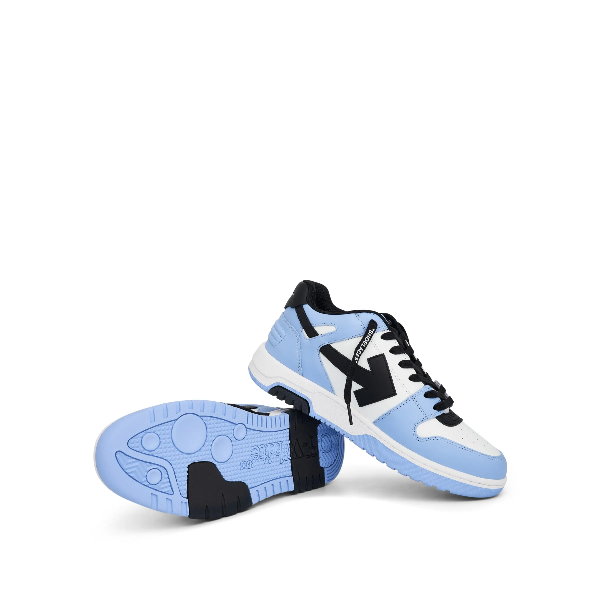 Out of Office Calf Leather Sneaker in Light Blue sold by MARAIS product image thumbnail 5