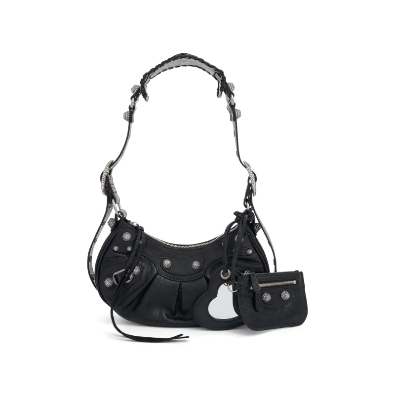 Le Cagole XS Shoulder Bag in Black sold by MARAIS