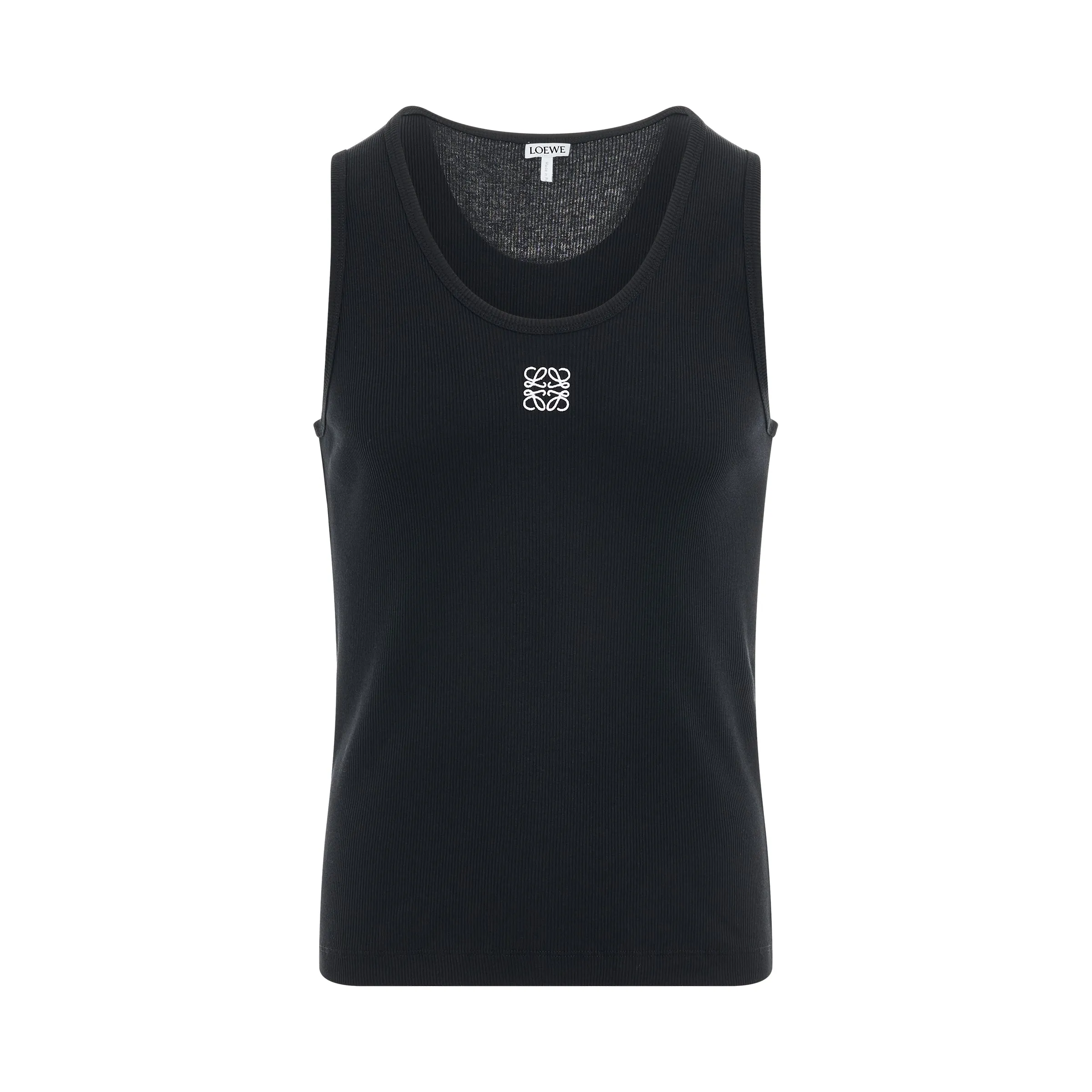 Anagram Tank Top in Black sold by MARAIS