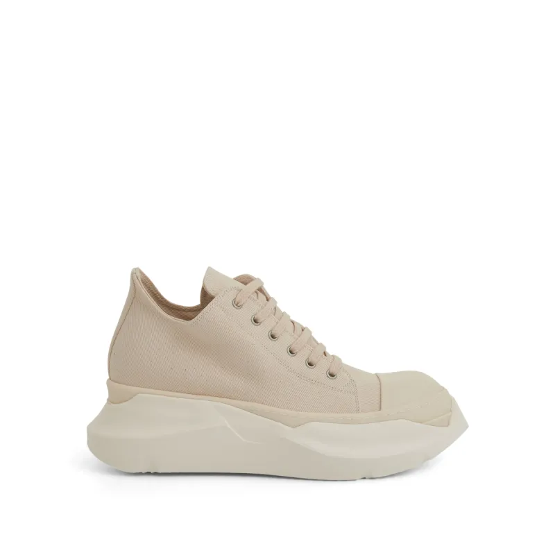 DRKSHDW Abstract Low Denim Sneakers in Natural/Milk made by Rick Owens