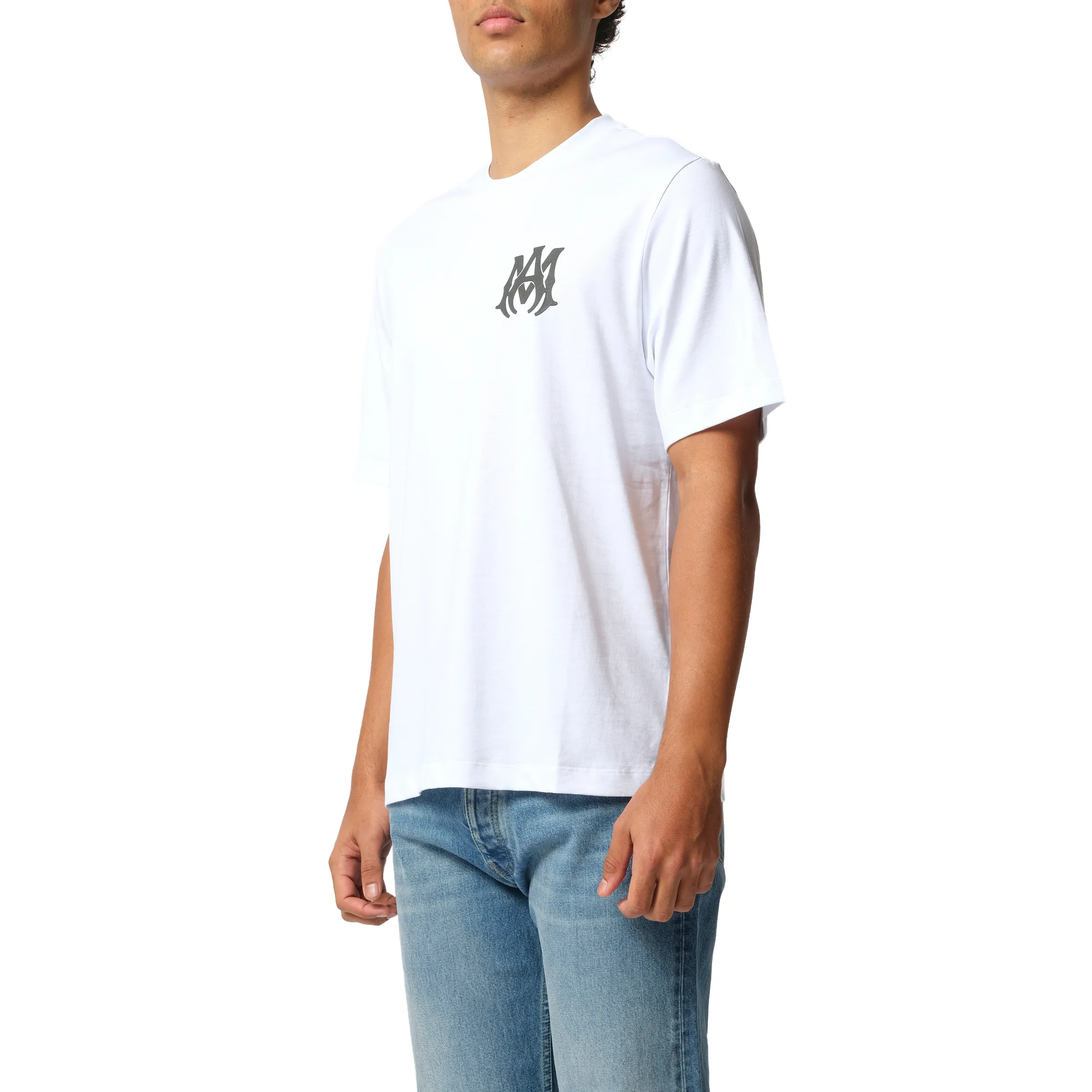 MA Core Logo T-Shirt in White/Black sold by MARAIS product image thumbnail 5