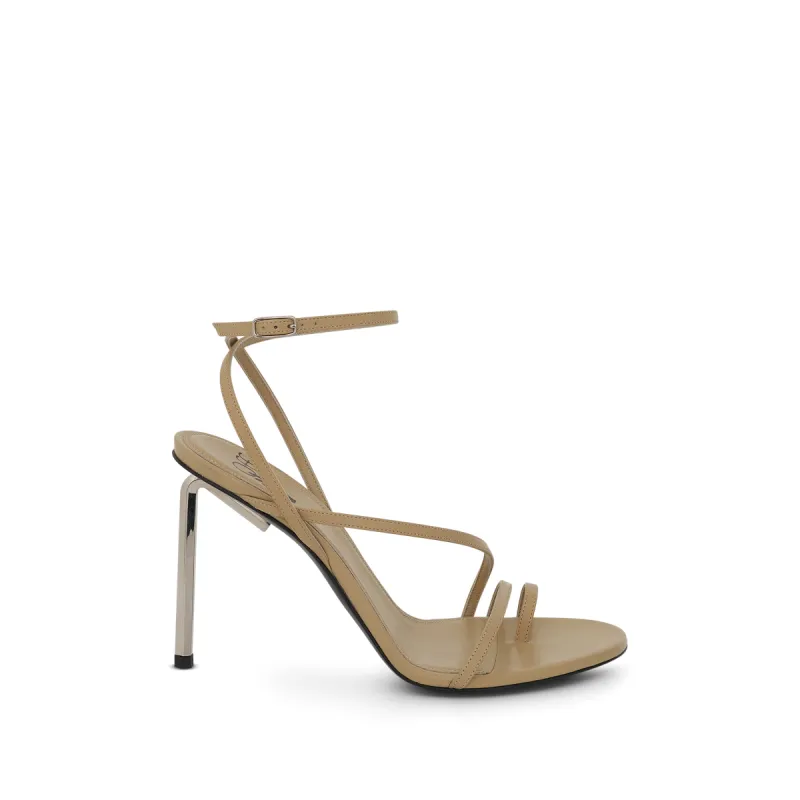 Nappa High Allen Multi Sandal in Camel sold by MARAIS
