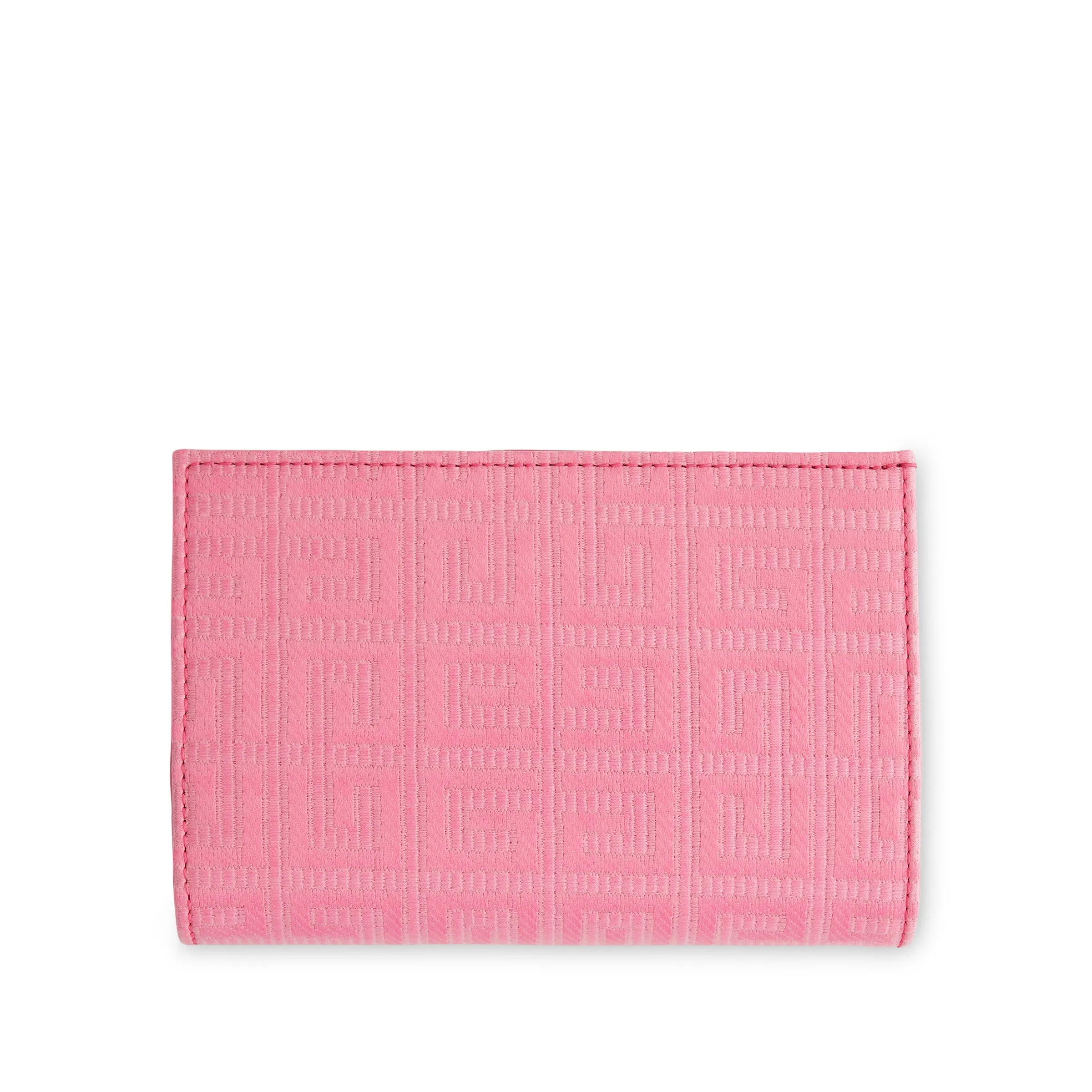 G Cut Bifold Wallet in 4G Coated Canvas in Bright Pink sold by MARAIS product image thumbnail 2