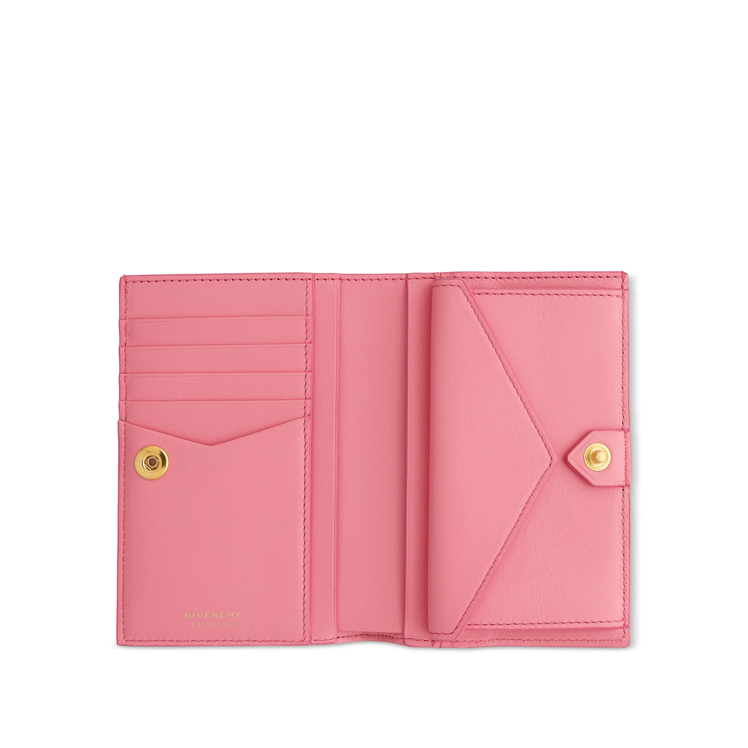 G Cut Bifold Wallet in 4G Coated Canvas in Bright Pink sold by MARAIS product image thumbnail 3