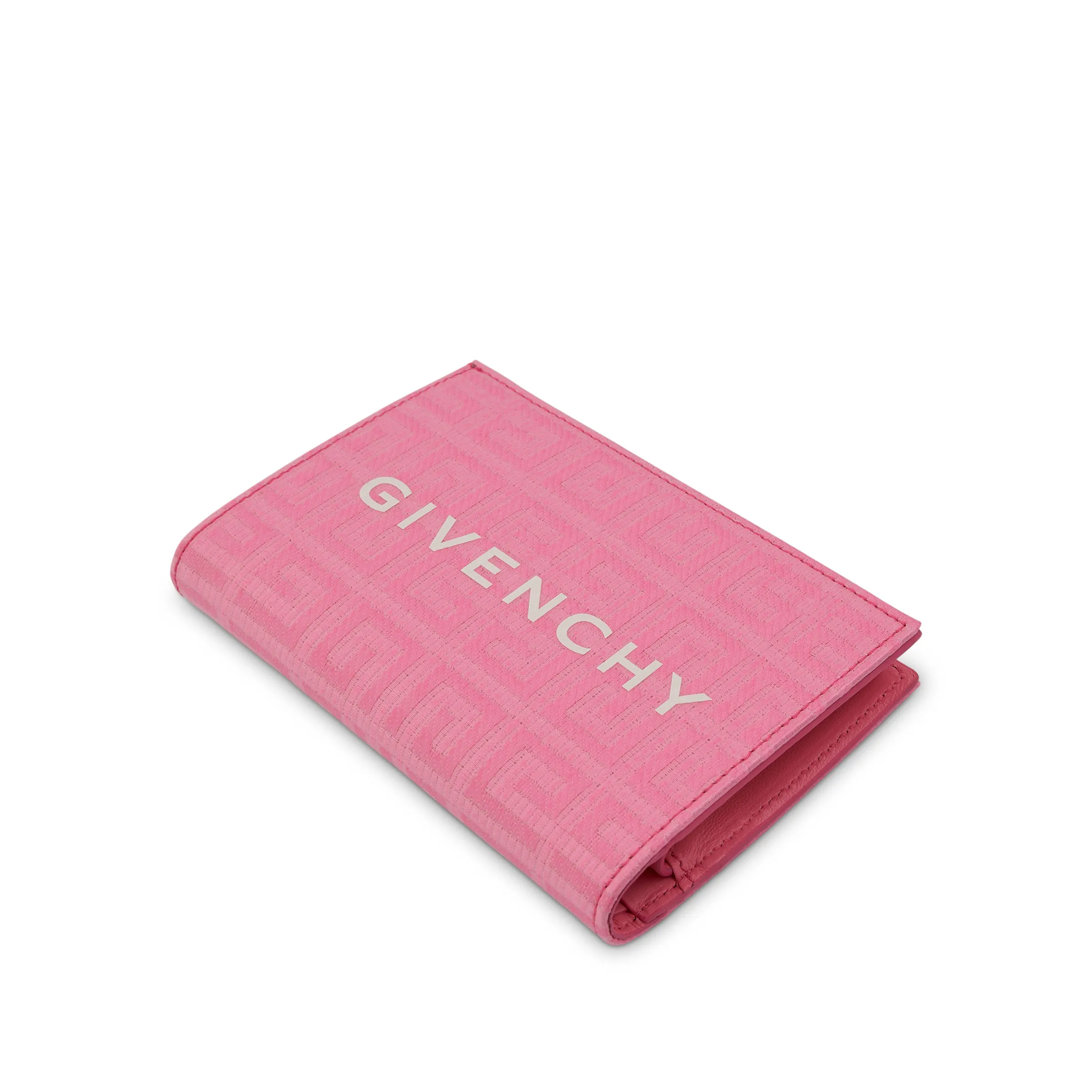 G Cut Bifold Wallet in 4G Coated Canvas in Bright Pink sold by MARAIS product image thumbnail 4