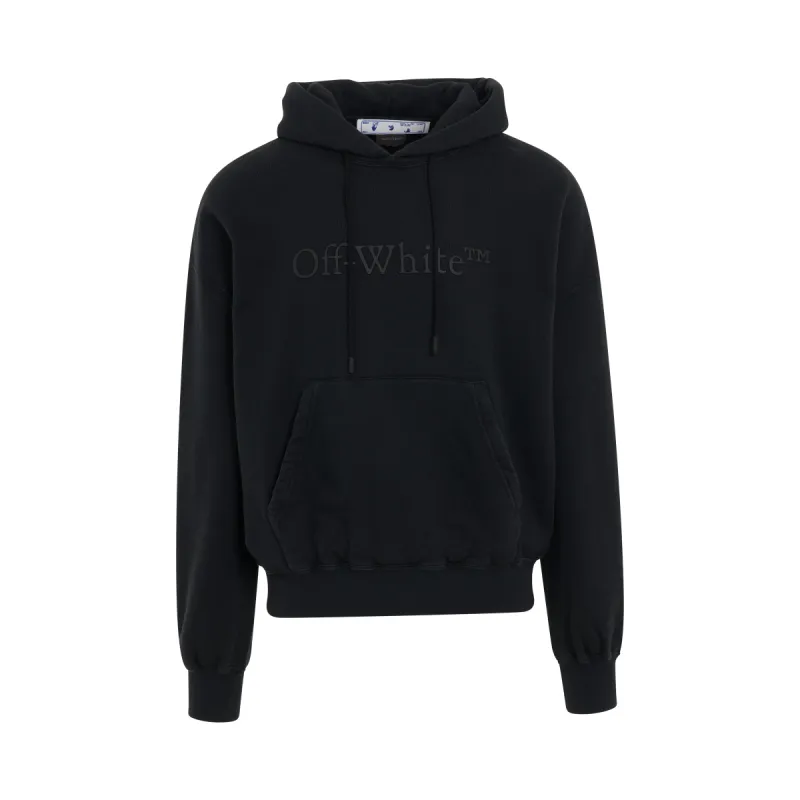 Bookish Laundry Boxy Hoodie in Black sold by MARAIS