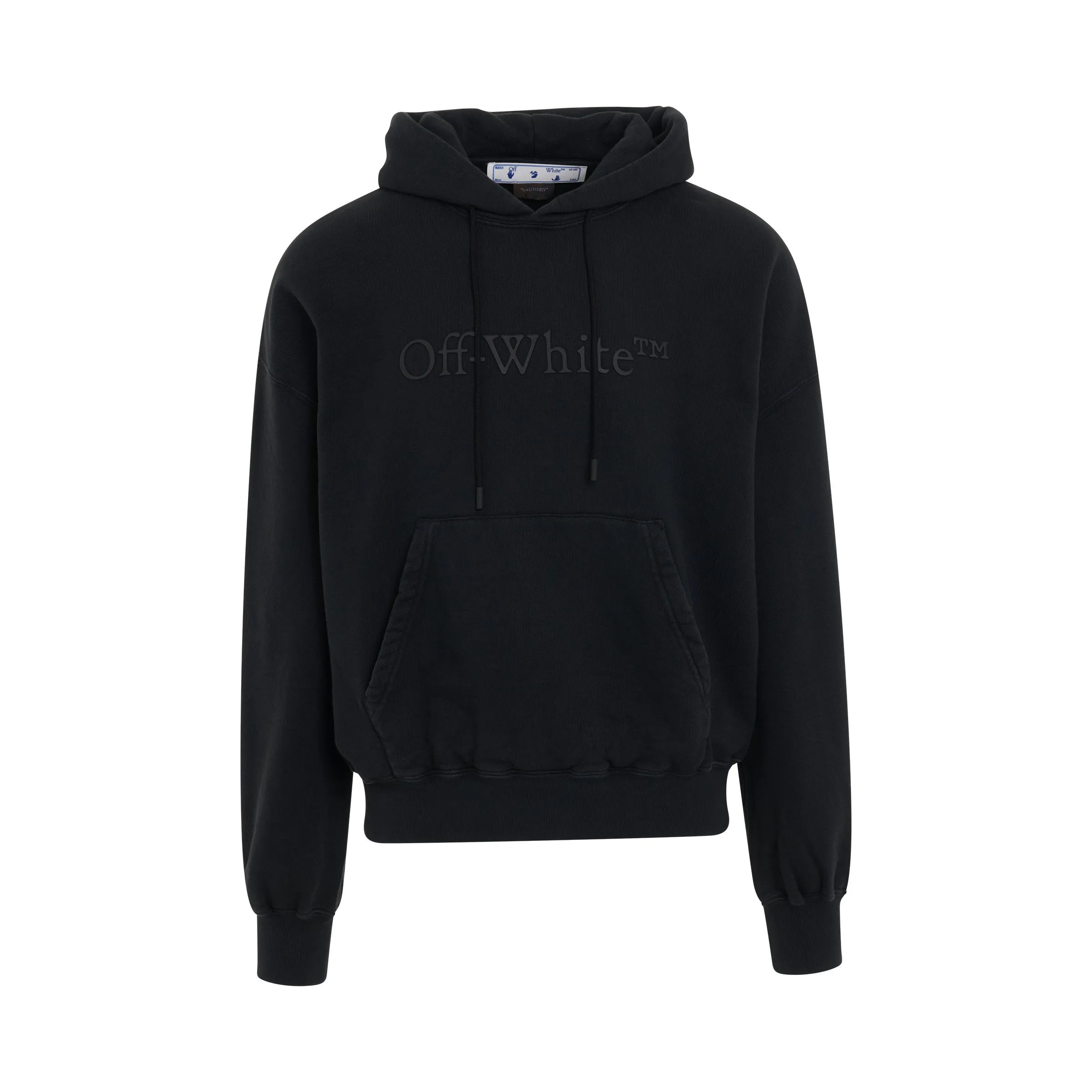 Bookish Laundry Boxy Hoodie in Black sold by MARAIS