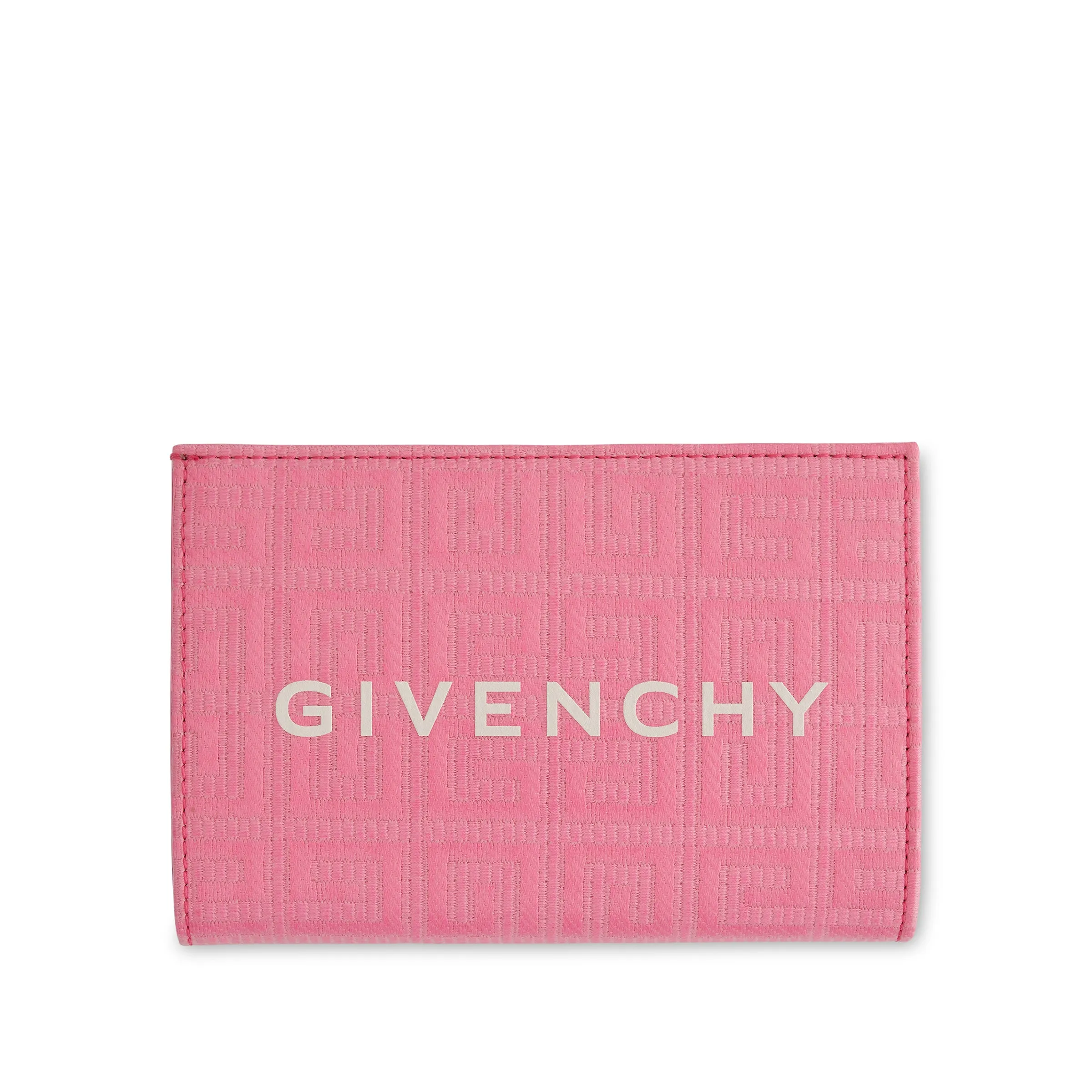 G Cut Bifold Wallet in 4G Coated Canvas in Bright Pink sold by MARAIS