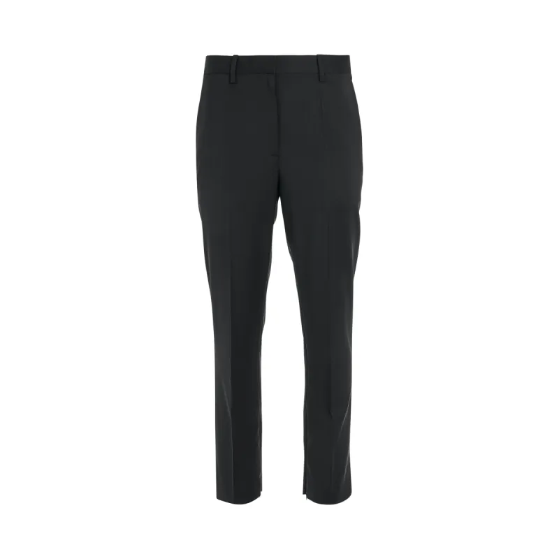 Slim Suit Pants in Black sold by MARAIS