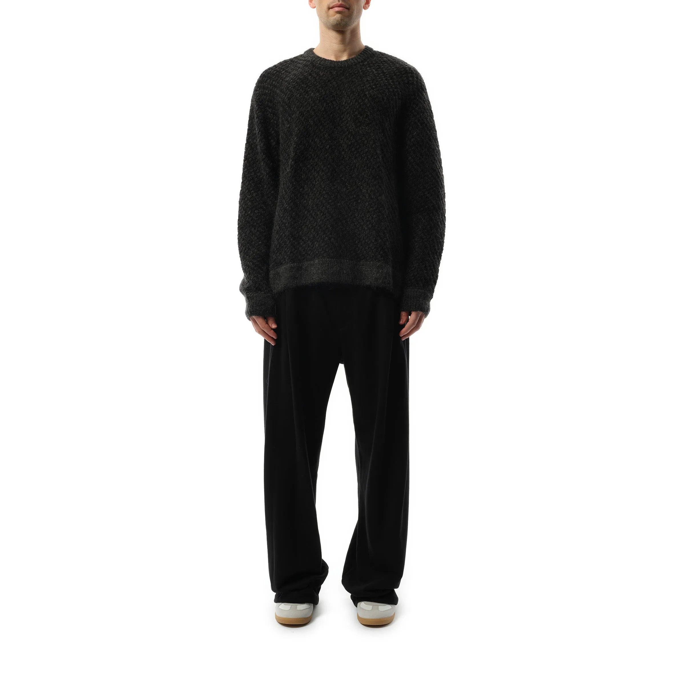 Wool Mohair Mix Sweater in Grey sold by MARAIS product image thumbnail 4