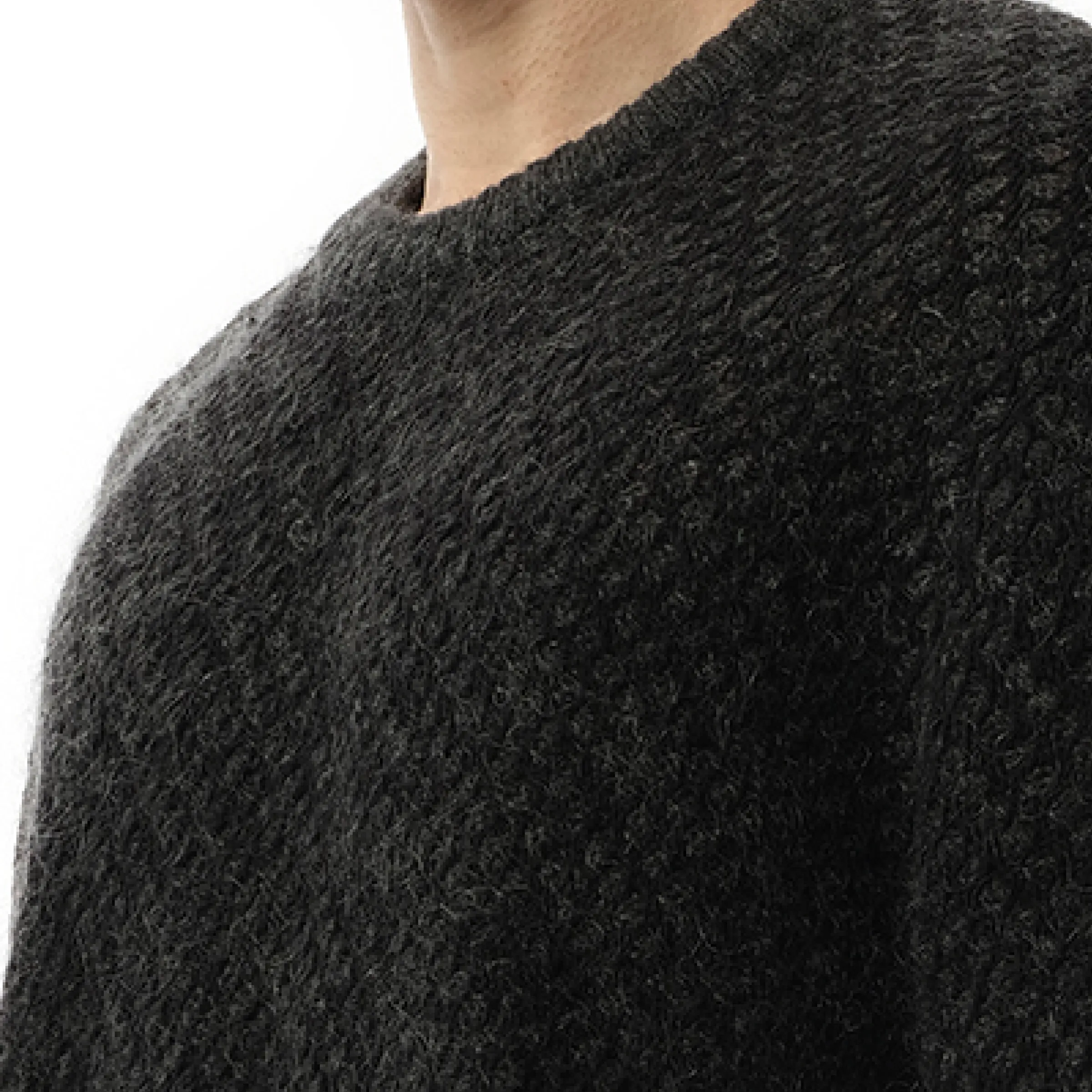 Wool Mohair Mix Sweater in Grey sold by MARAIS product image thumbnail 3
