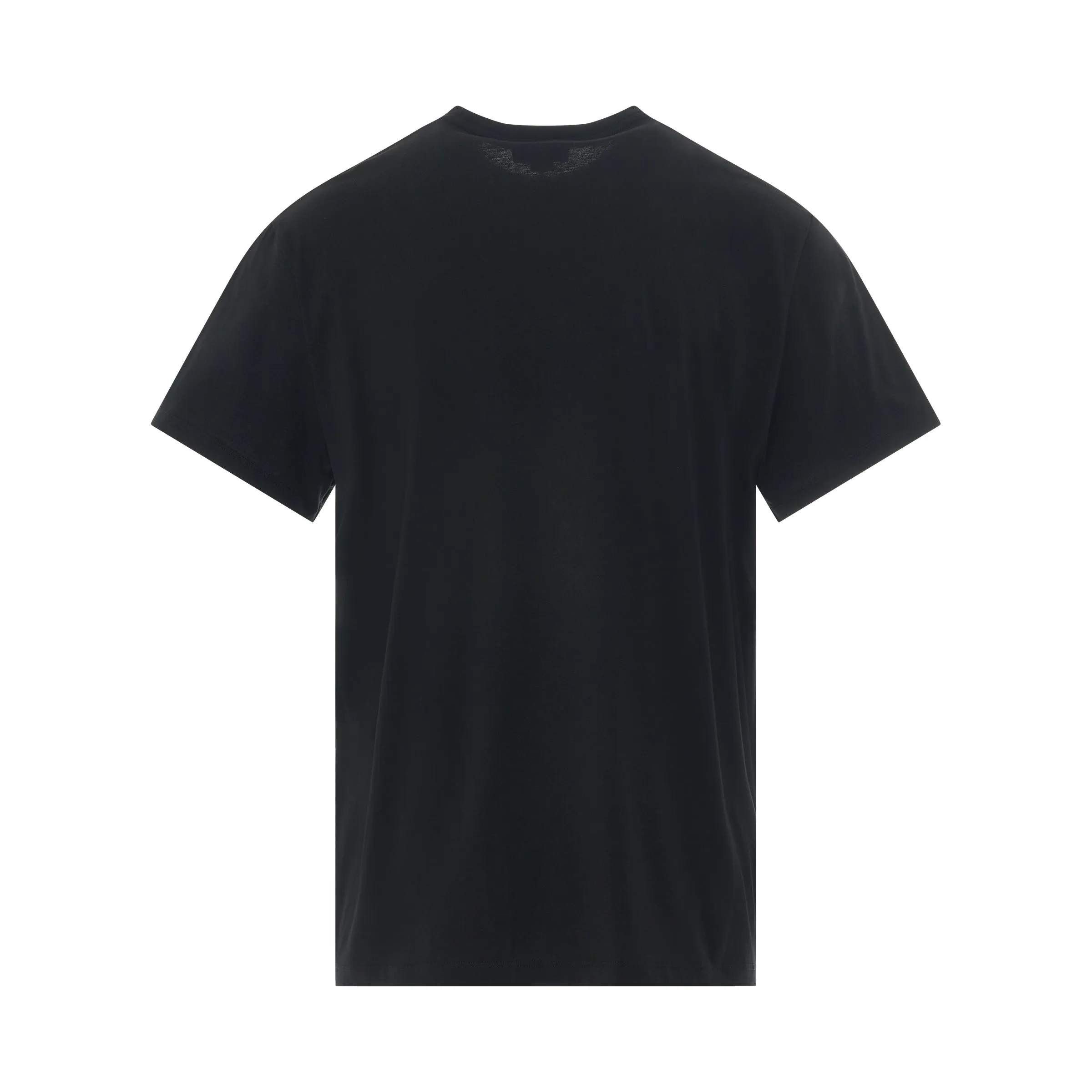 Logo Tape Detail T-Shirt in Black/Mix sold by MARAIS product image thumbnail 4