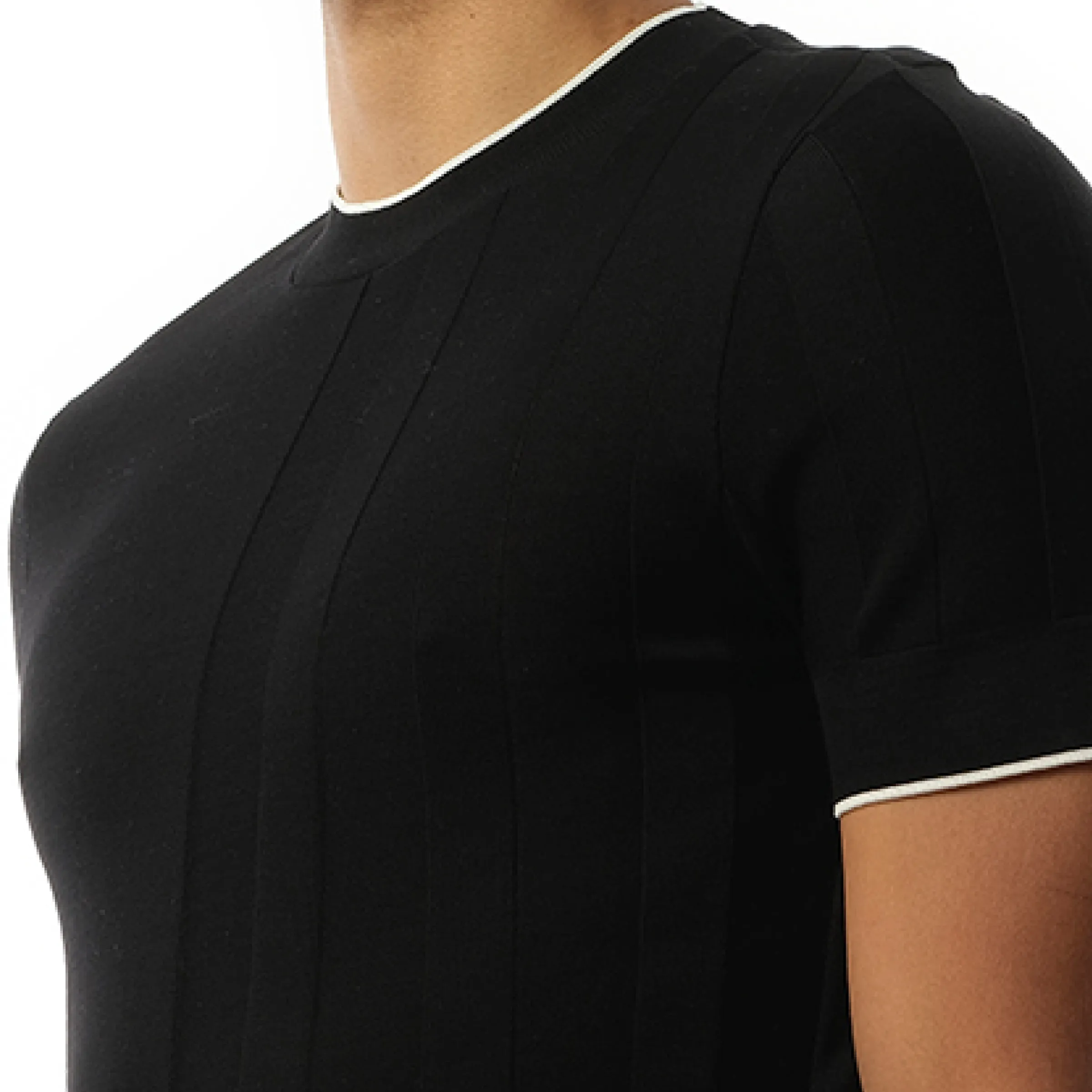 Le T-Shirt Tricot in Black sold by MARAIS product image thumbnail 3