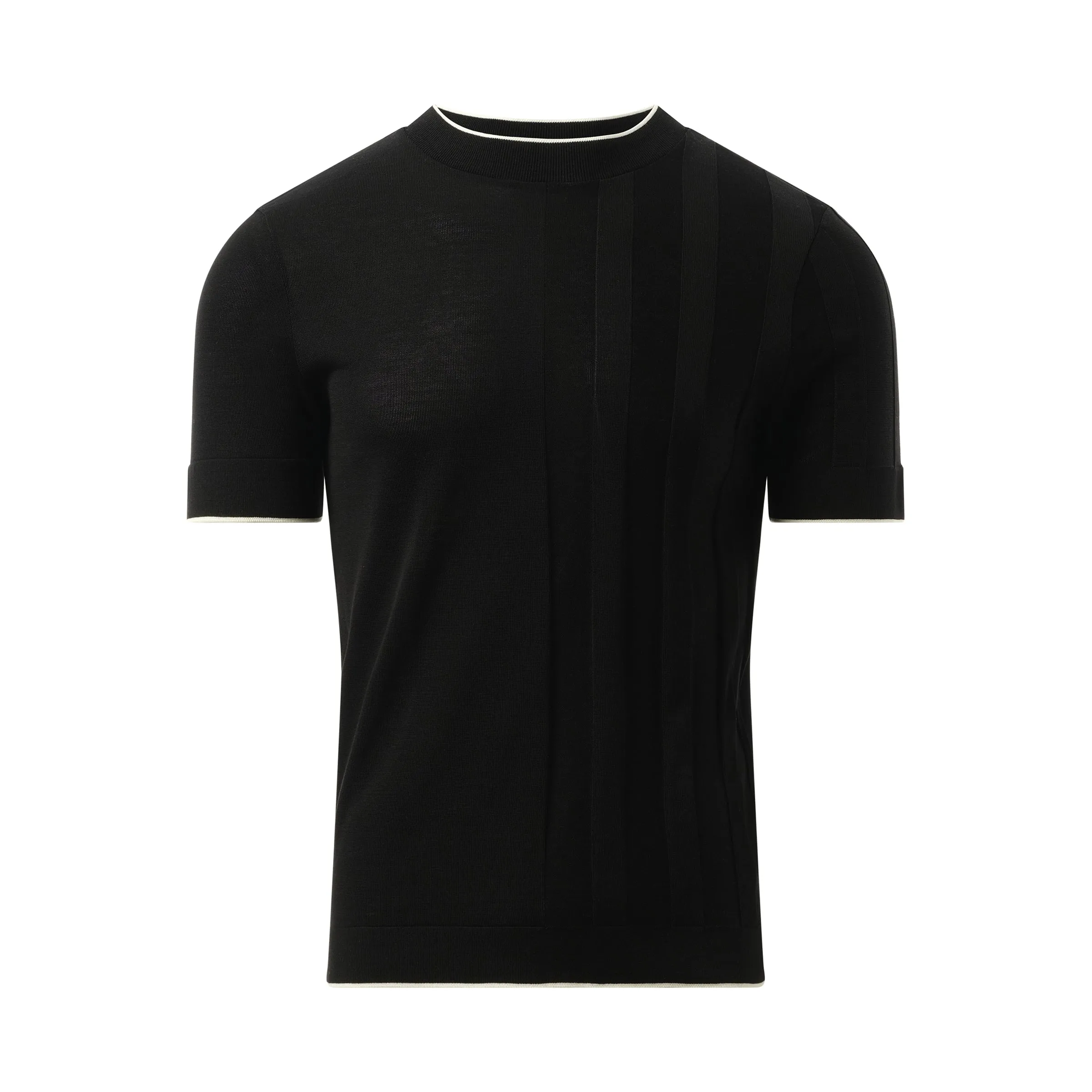 Le T-Shirt Tricot in Black sold by MARAIS product image thumbnail 2