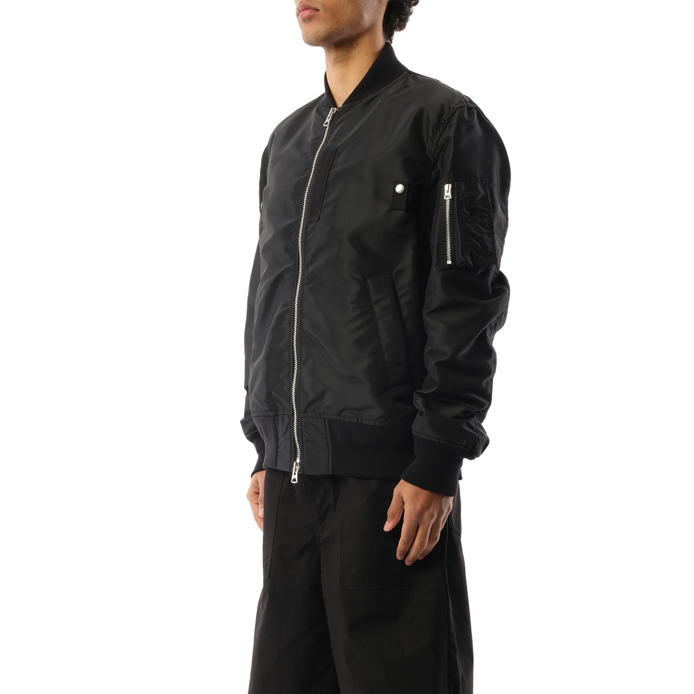 Nylon Twill Jacket in Black sold by MARAIS product image thumbnail 5