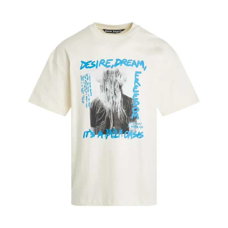 Palm Oasis T-Shirt in Off White sold by MARAIS