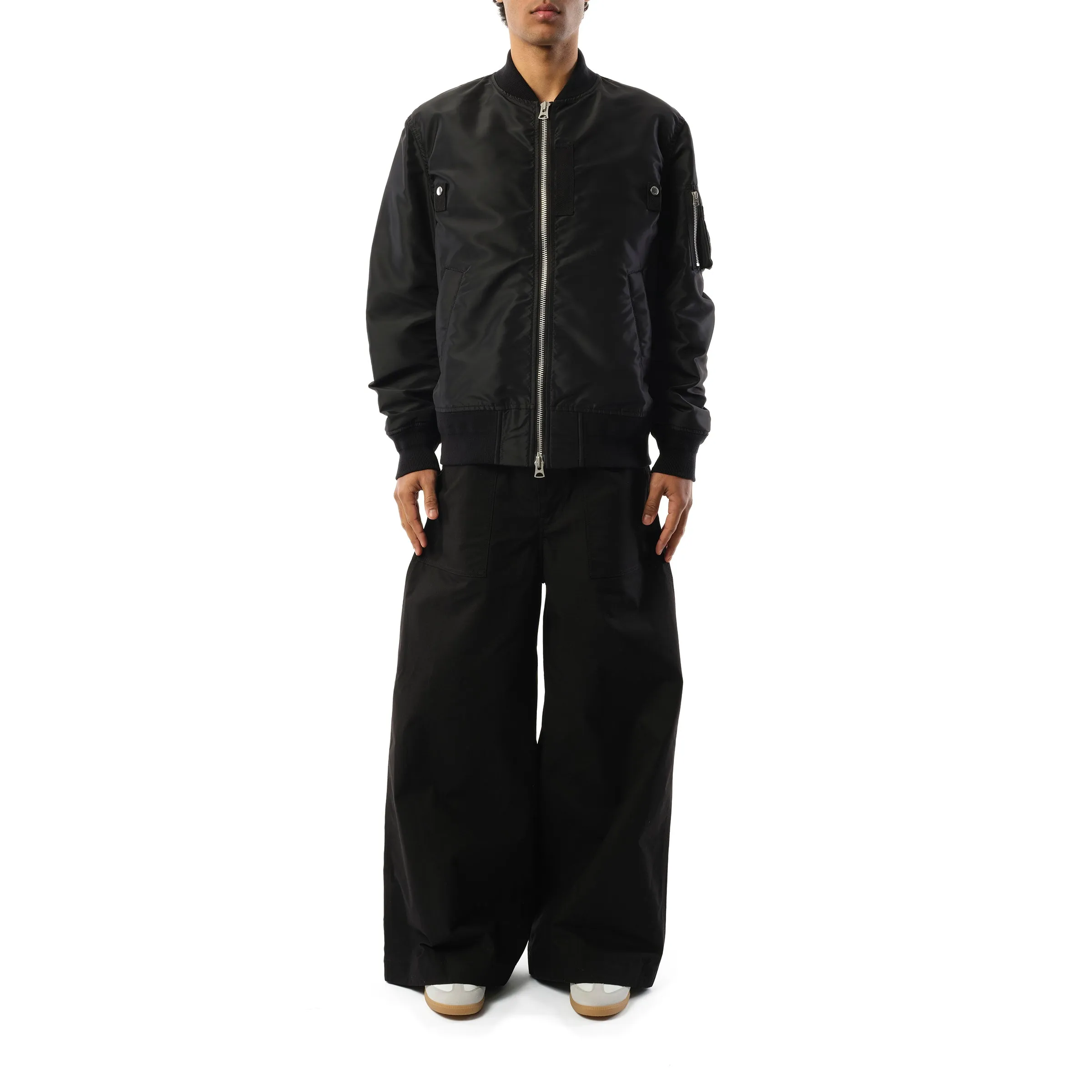 Nylon Twill Jacket in Black sold by MARAIS product image thumbnail 4