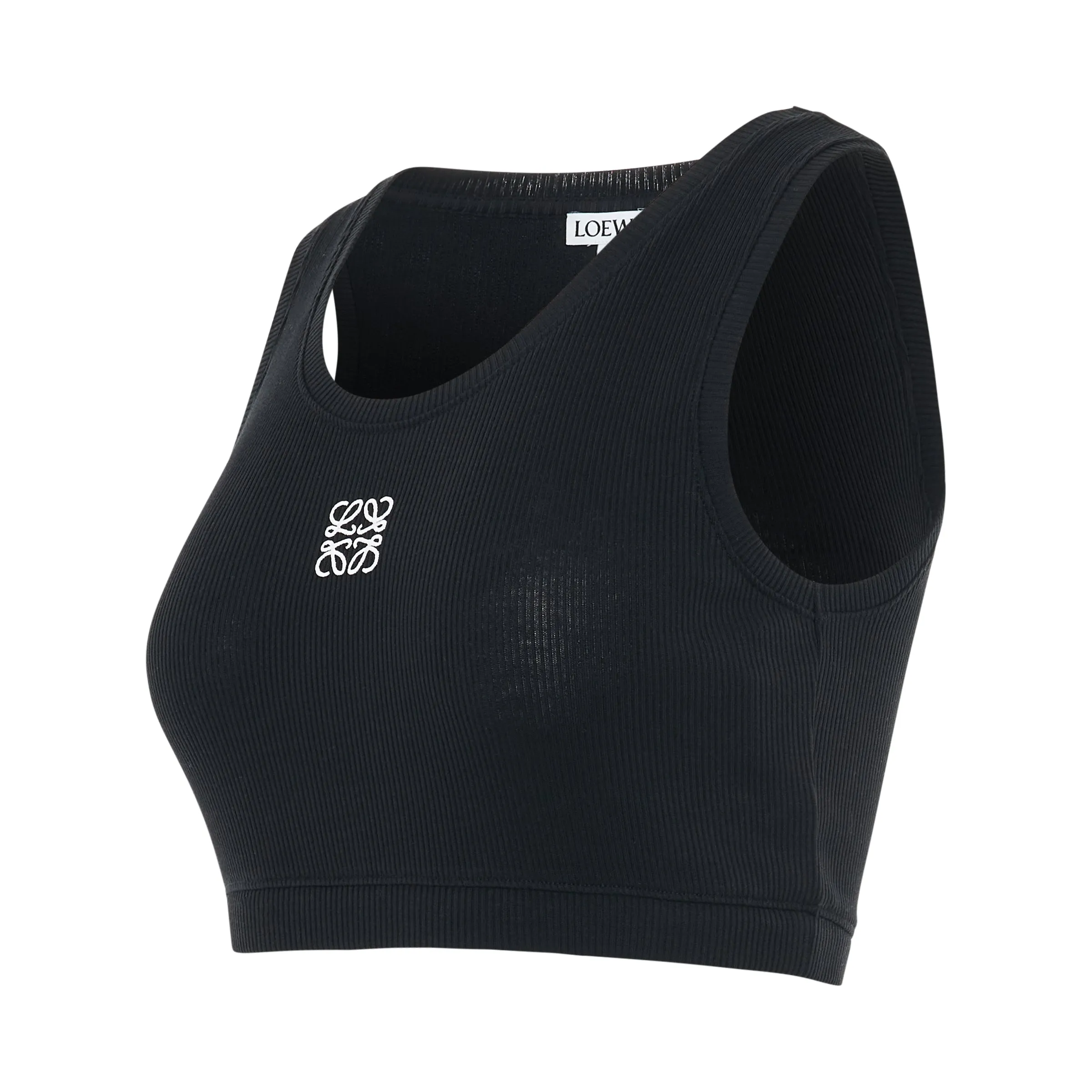 Anagram Cropepd Tank Top in Black sold by MARAIS product image thumbnail 2