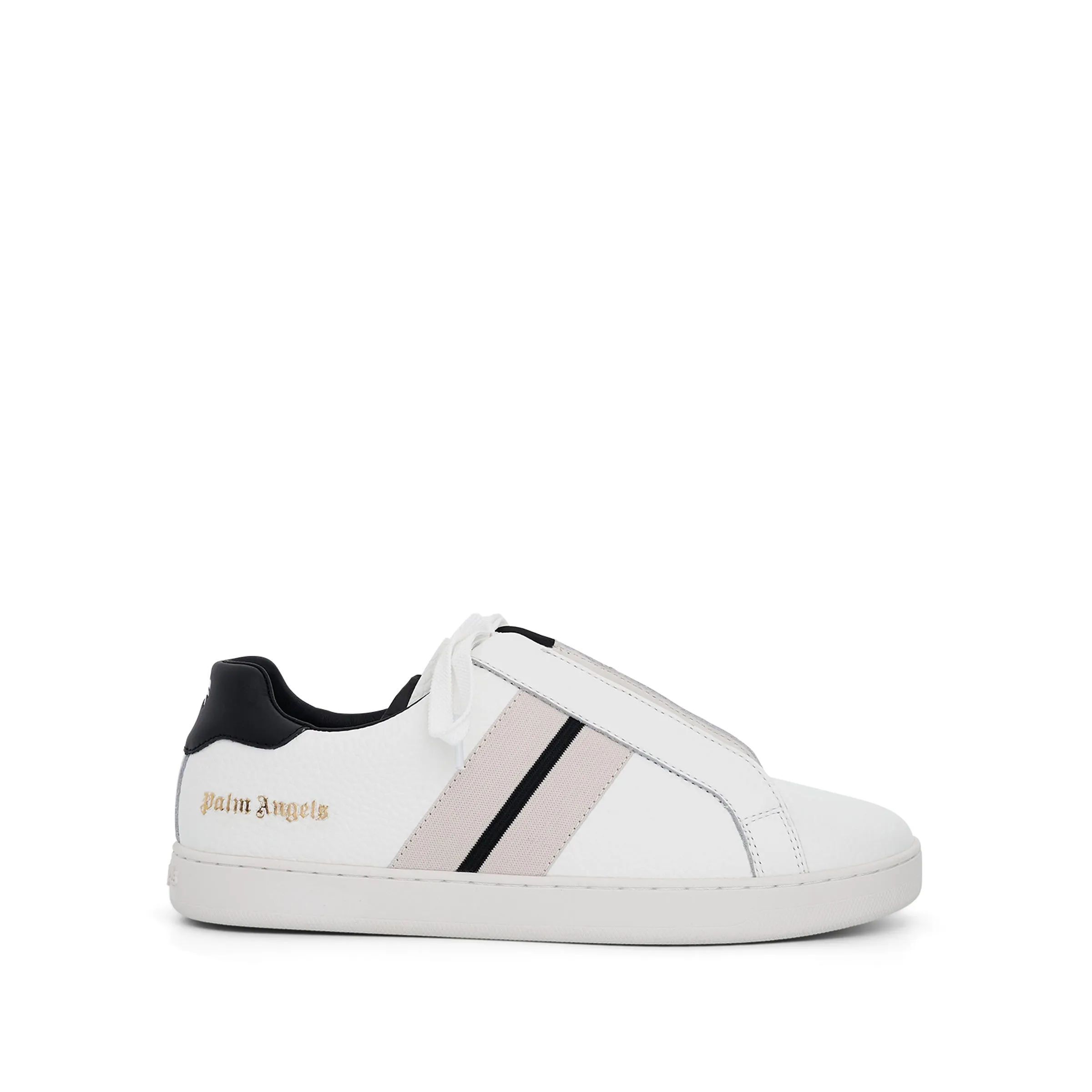 Track Palm Sneaker in White/Black sold by MARAIS