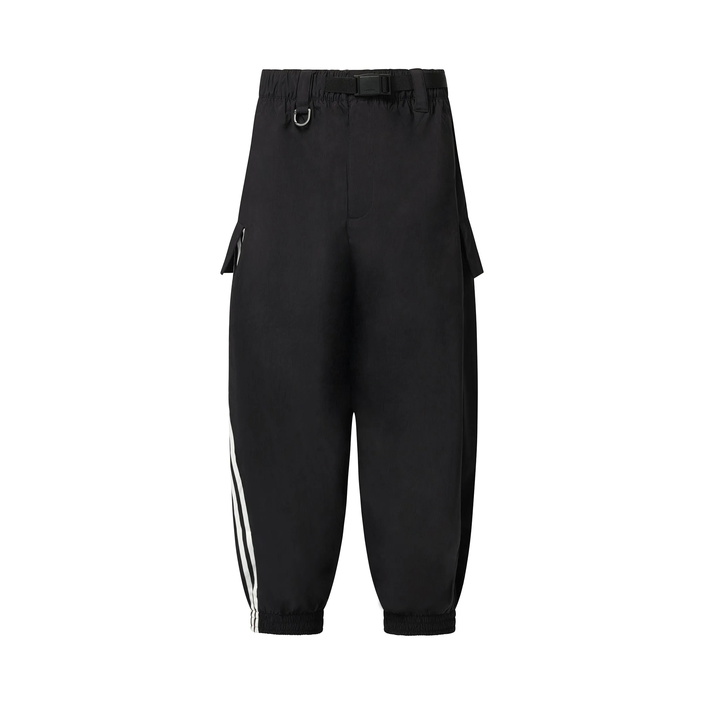 3 Stripe Nylon Pants in Black sold by MARAIS product image thumbnail 2