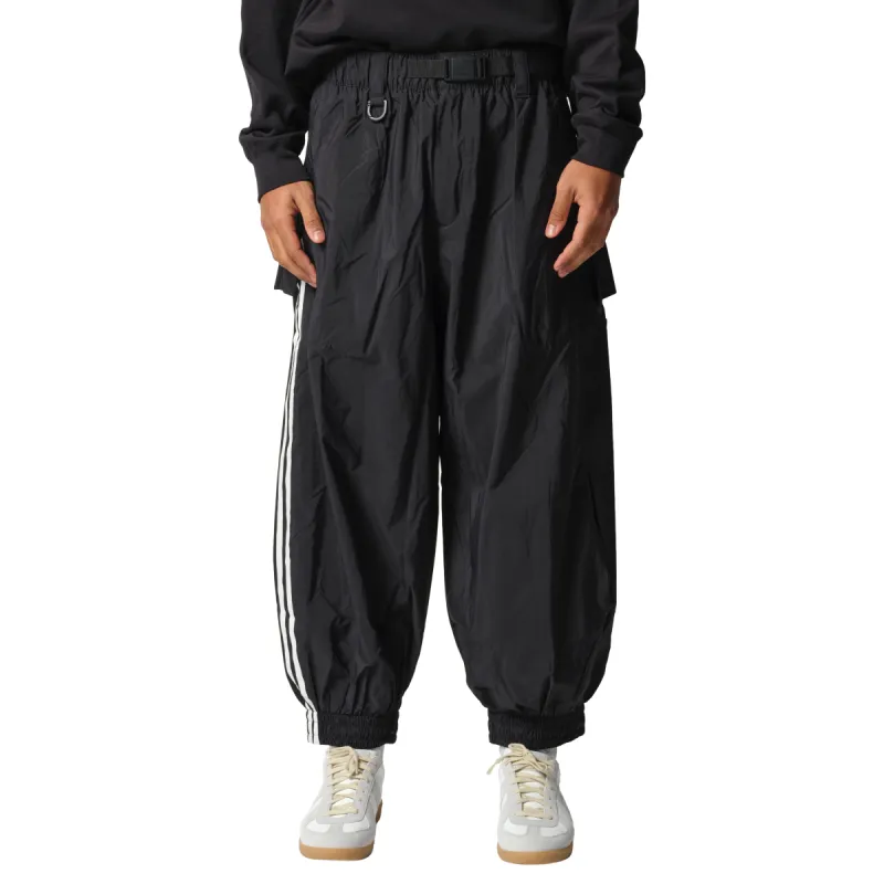 3 Stripe Nylon Pants in Black sold by MARAIS