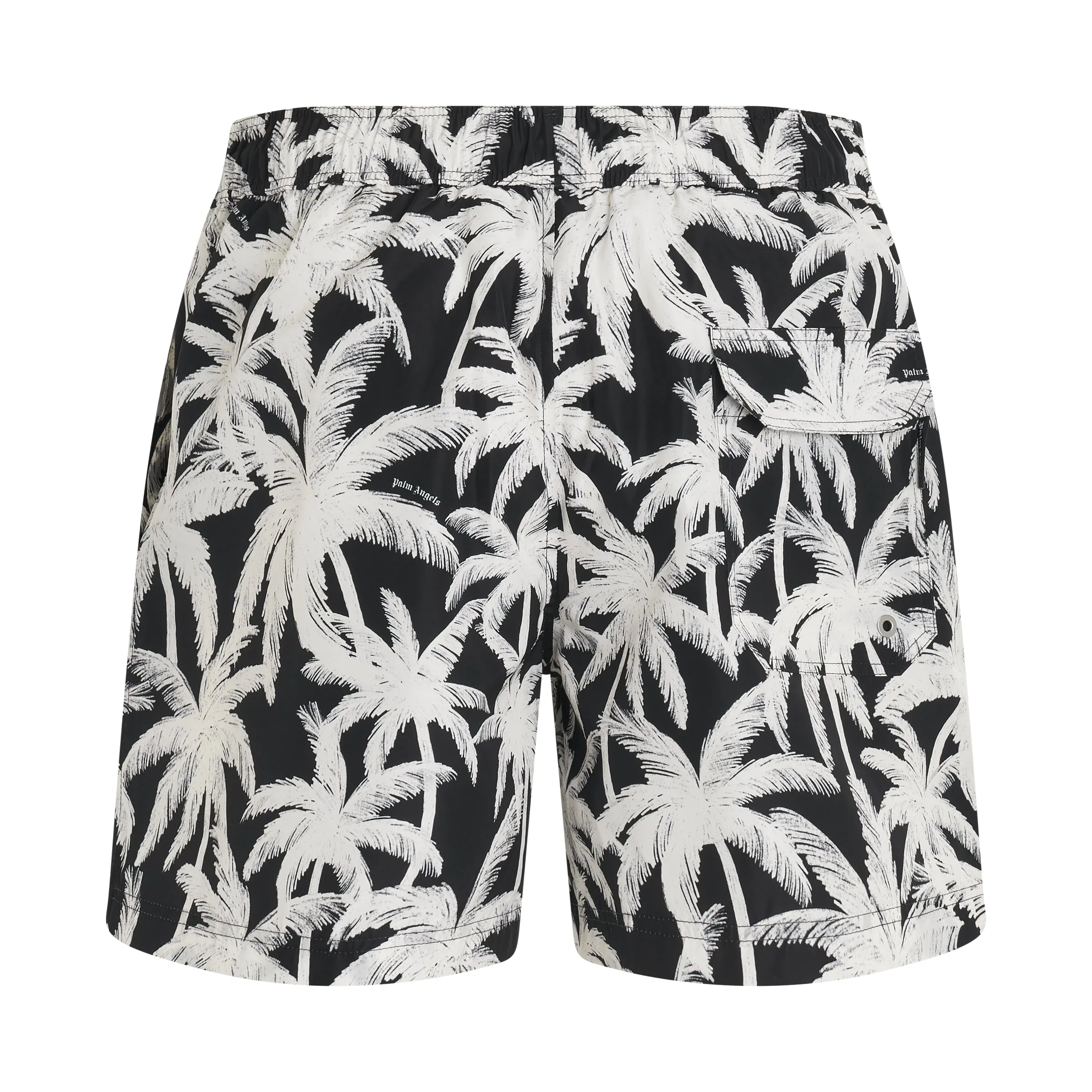 Palms All-over Swim shorts in Black/Off White sold by MARAIS product image thumbnail 4