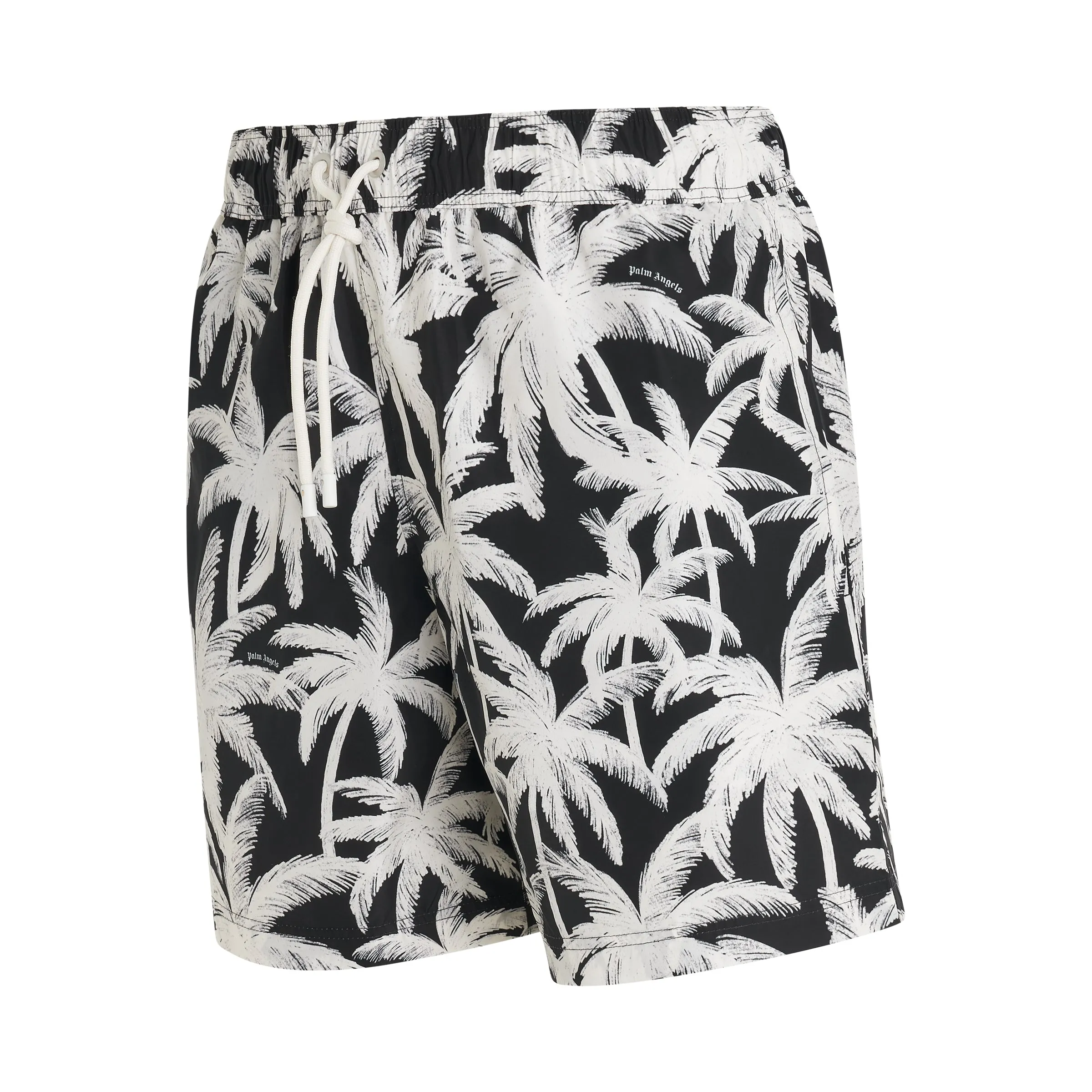 Palms All-over Swim shorts in Black/Off White sold by MARAIS product image thumbnail 2