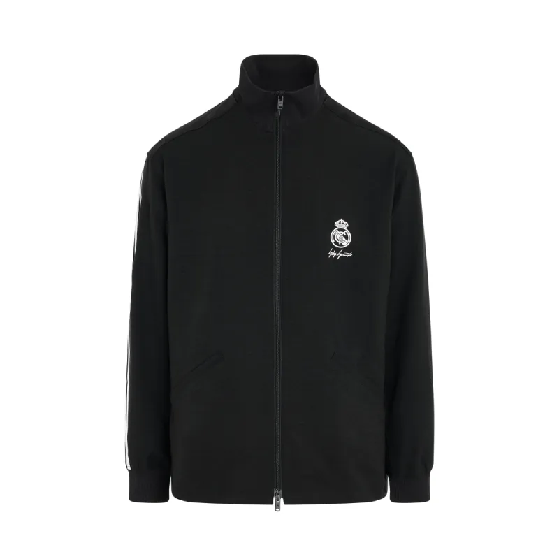 Y-3 x Real Madrid Track Jacket in Black sold by MARAIS