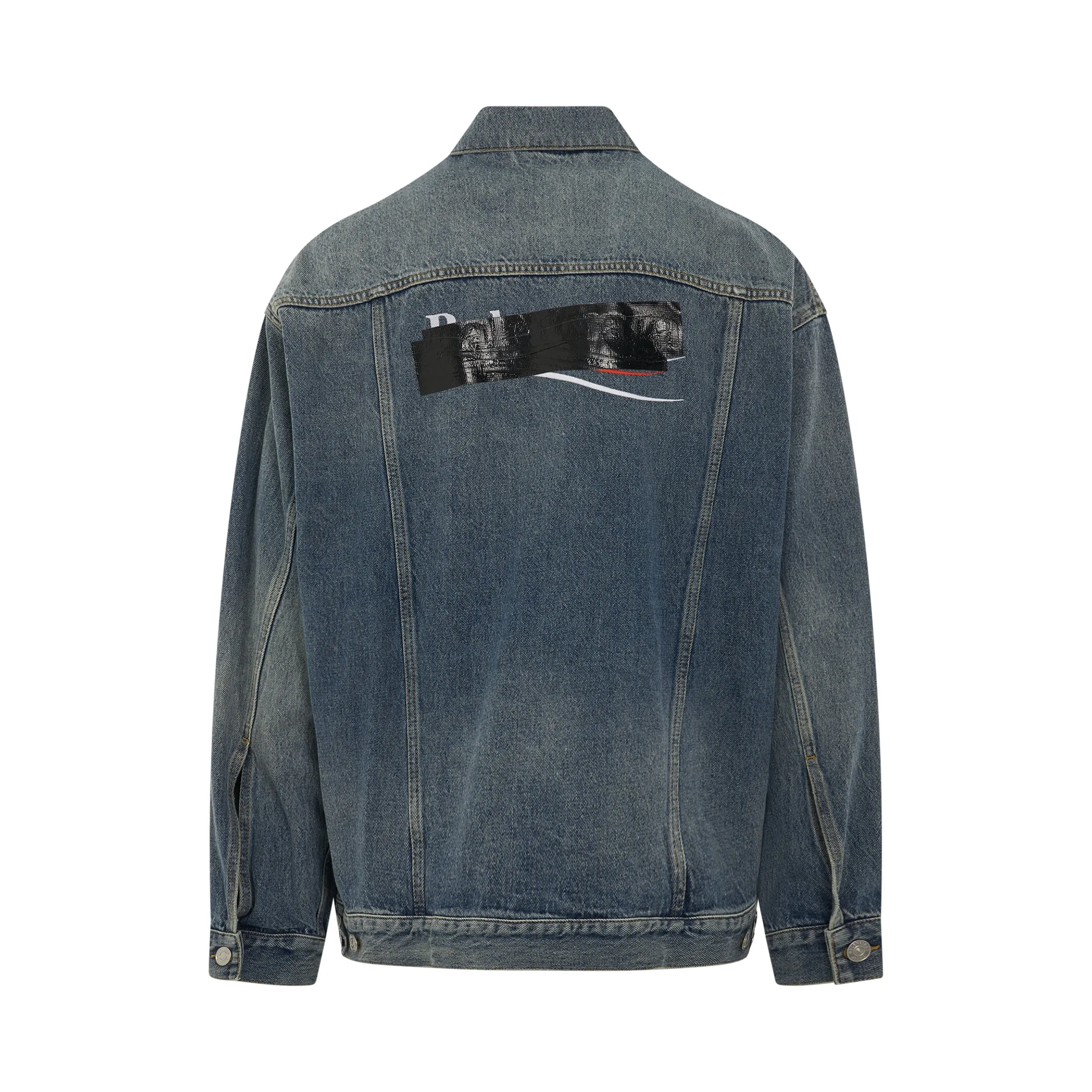 Oversized Jacket in Sun Bleached Blue sold by MARAIS product image thumbnail 4