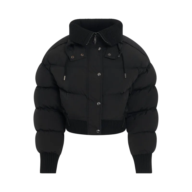 Caraco Down Jacket in Black sold by MARAIS