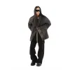 Creatch Wide Cargo Drawstring Pants in Black sold by MARAIS