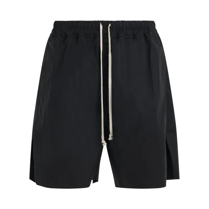 Long Boxers Shorts in Black sold by MARAIS