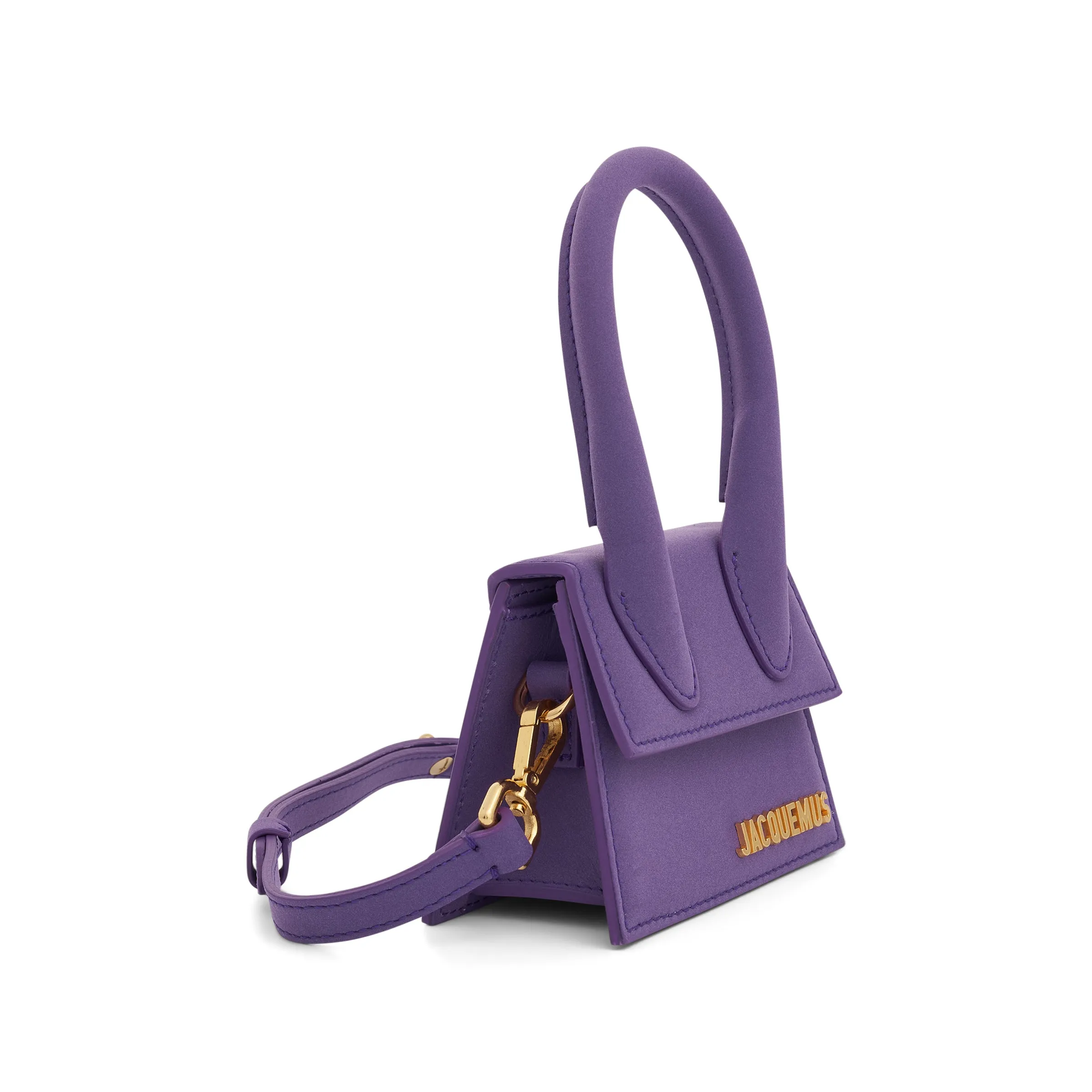 Le Chiquito Mini Leather Bag in Purple sold by MARAIS product image thumbnail 2