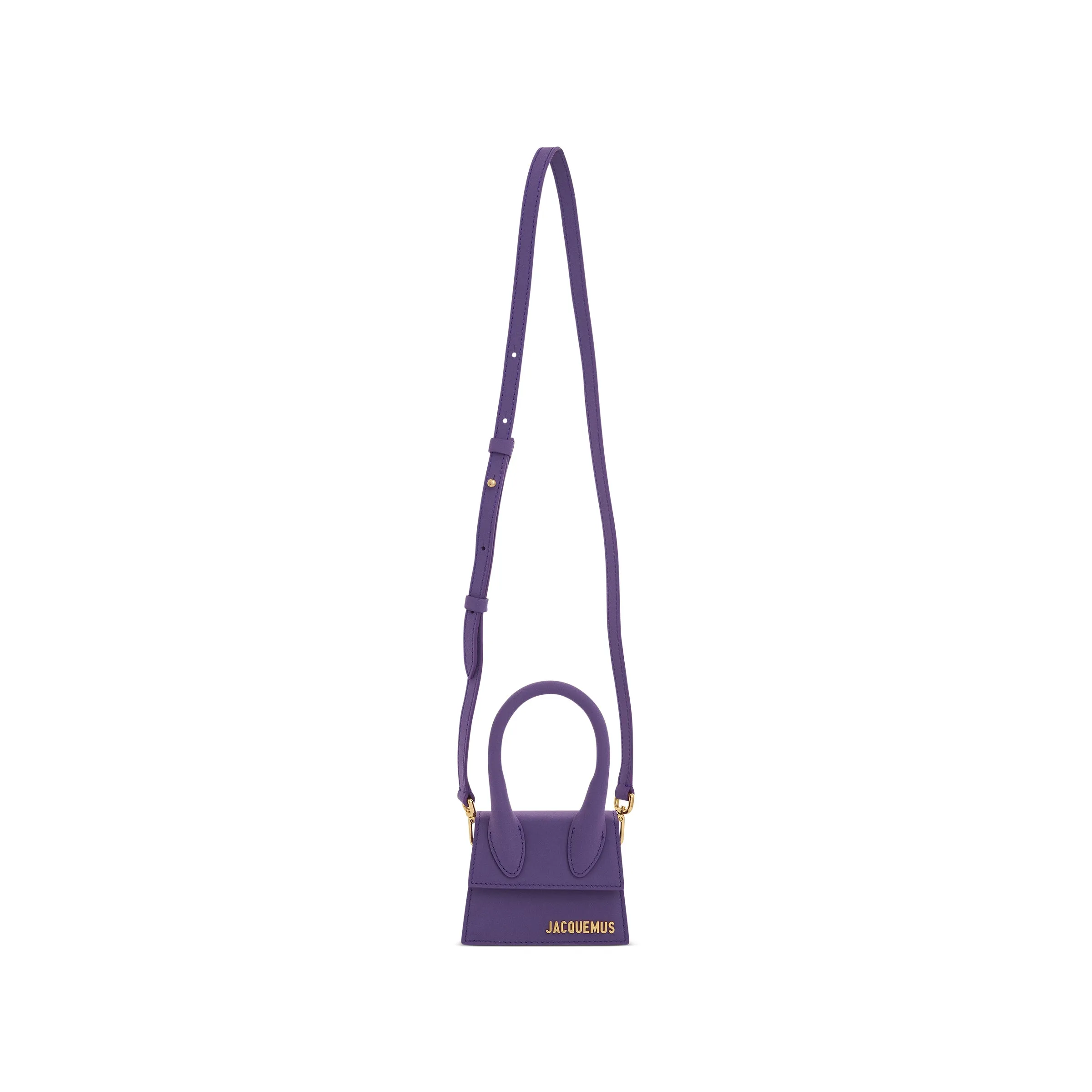 Le Chiquito Mini Leather Bag in Purple sold by MARAIS product image thumbnail 5