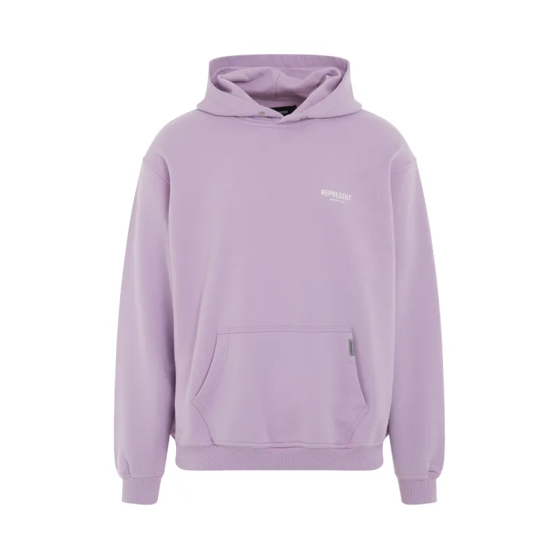 Represent Owners Club Hoodie in Pastel Lilac sold by MARAIS