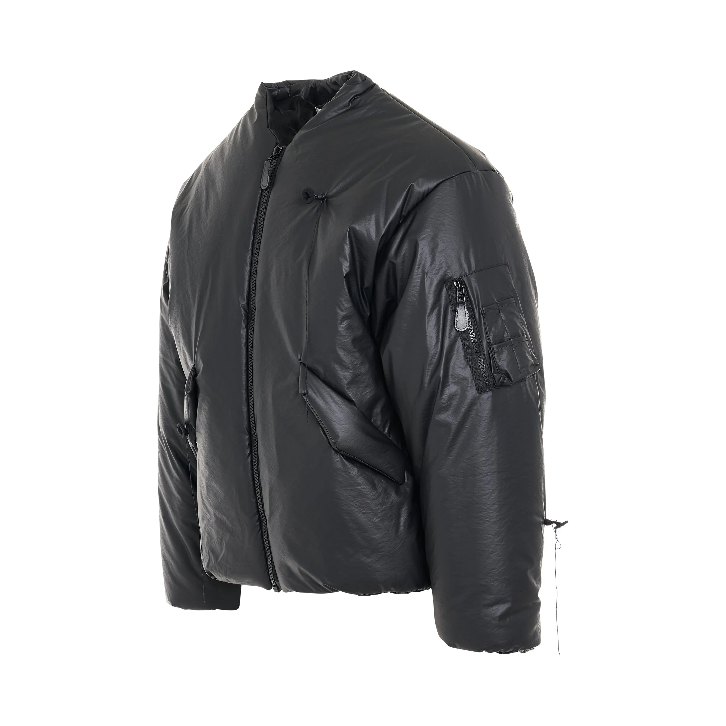 Balloon Bomber Jacket in Black sold by MARAIS product image thumbnail 2