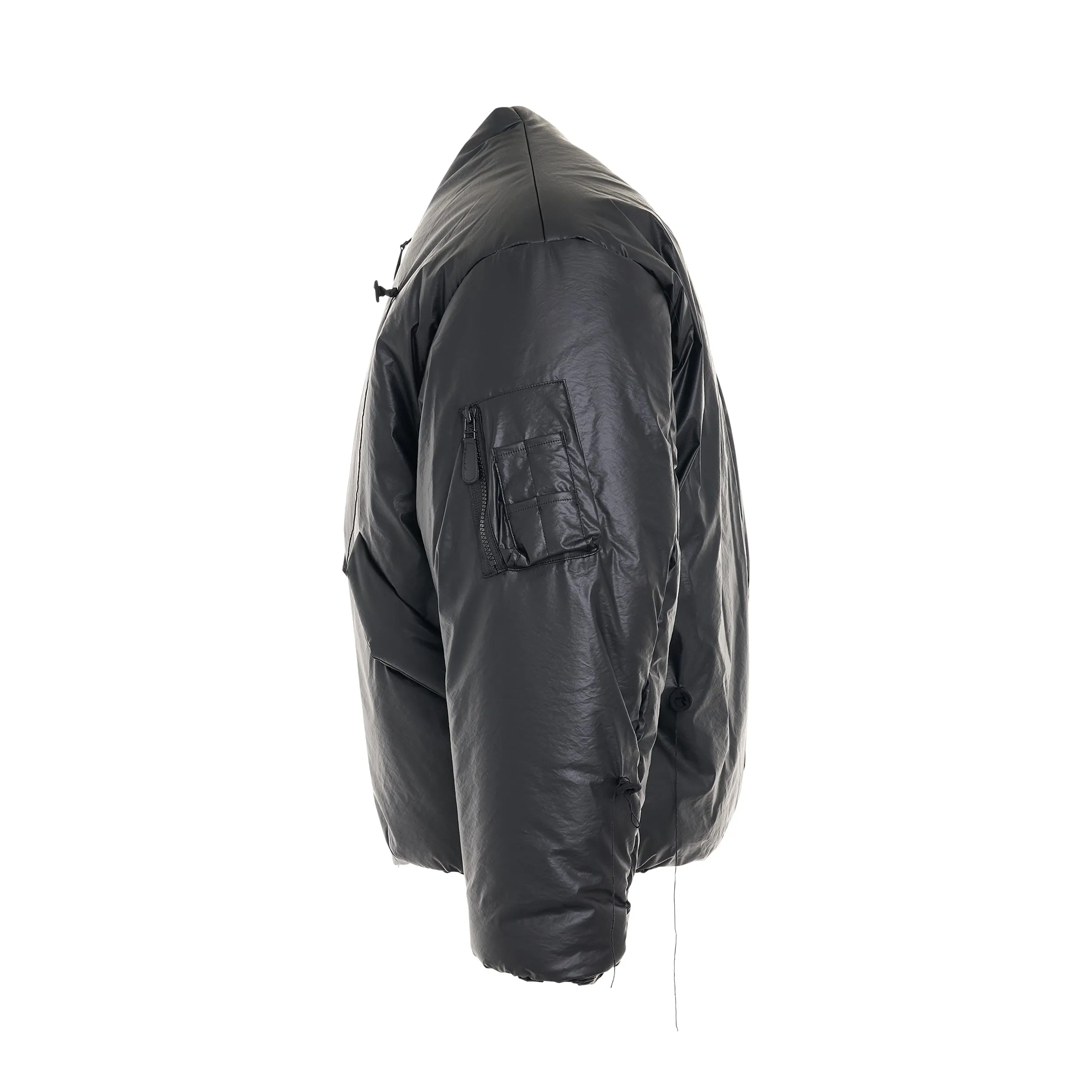 Balloon Bomber Jacket in Black sold by MARAIS product image thumbnail 3