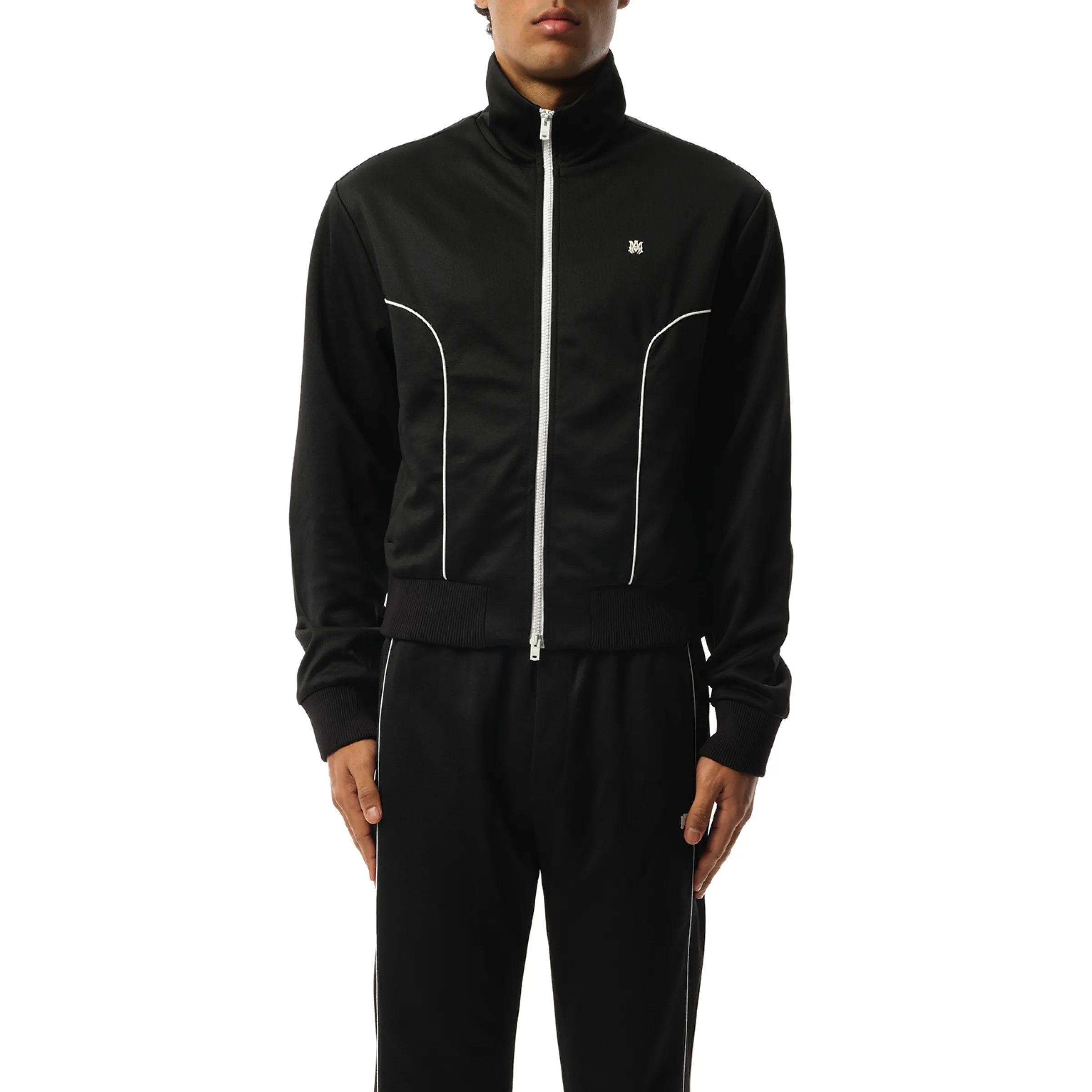 MA Track Jacket in Black sold by MARAIS